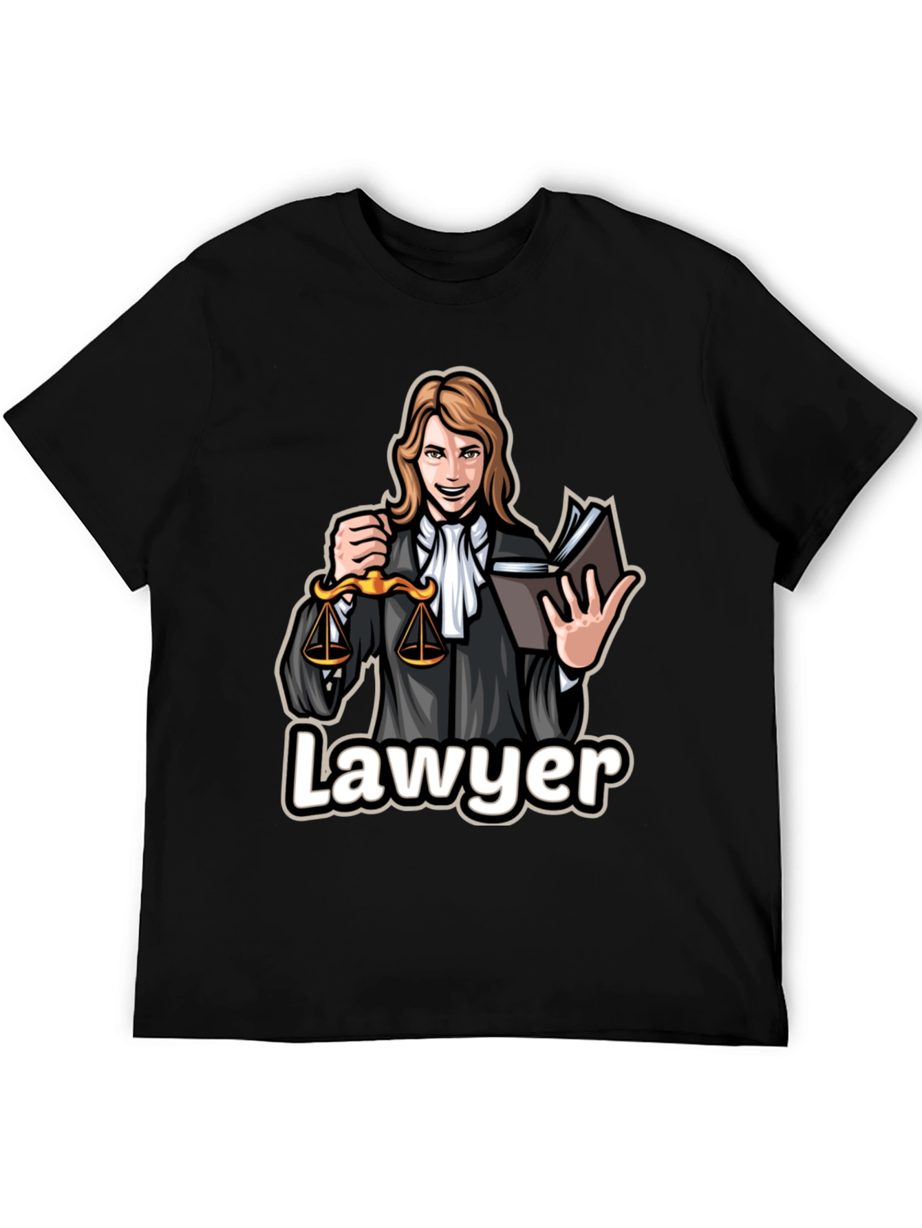 Lawyer Cartoon Graphic T-Shirt