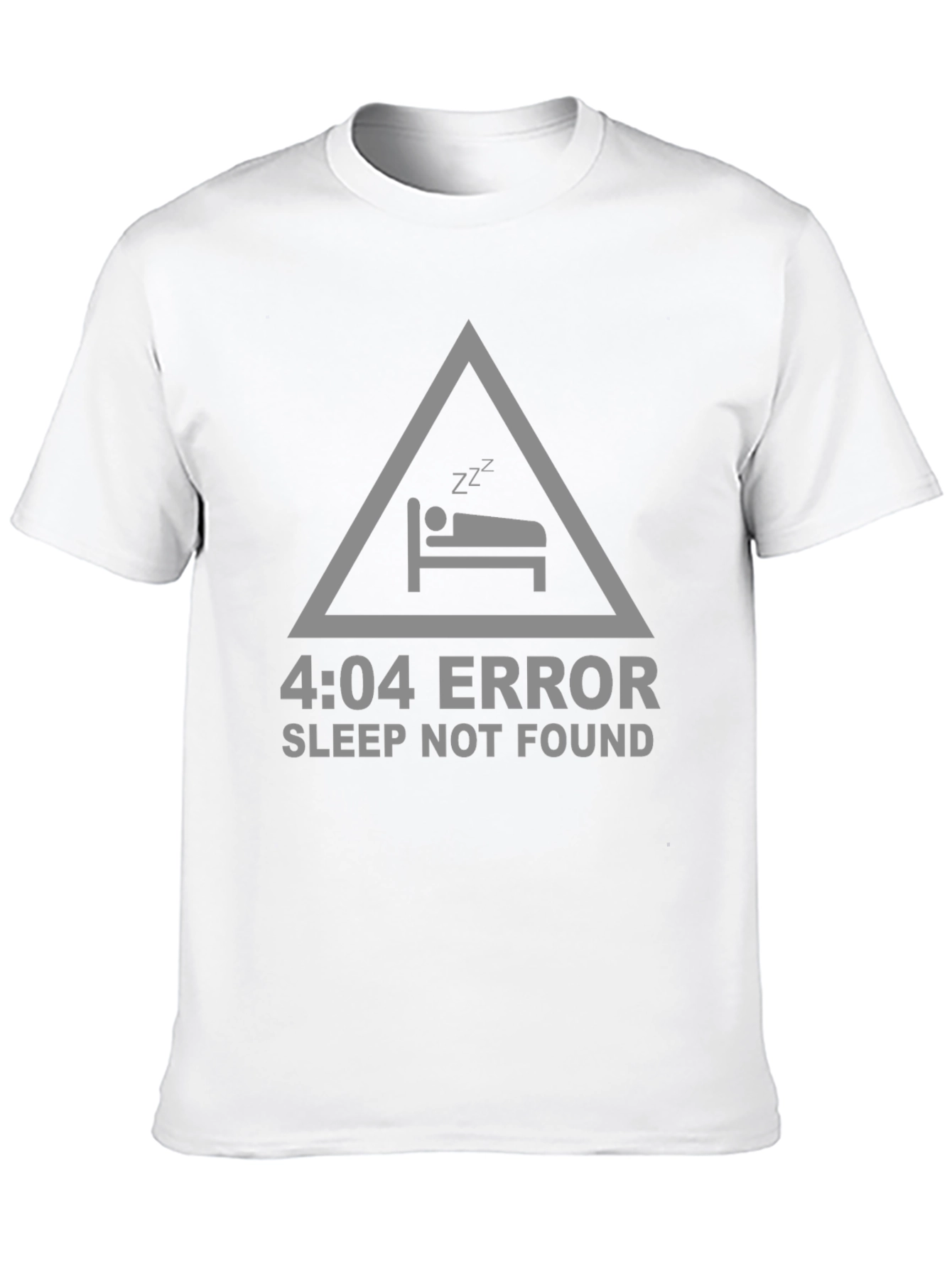 4:04 Error Sleep Not Found Black T-Shirt