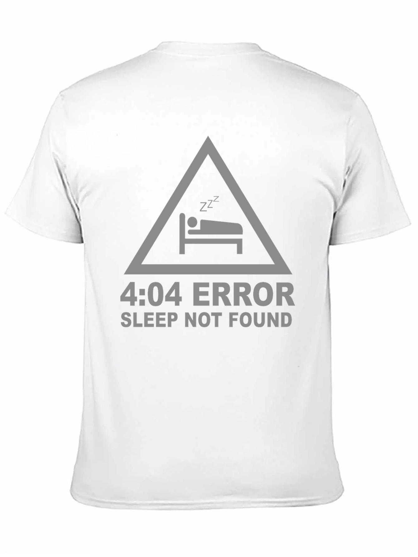 4:04 Error Sleep Not Found Black T-Shirt