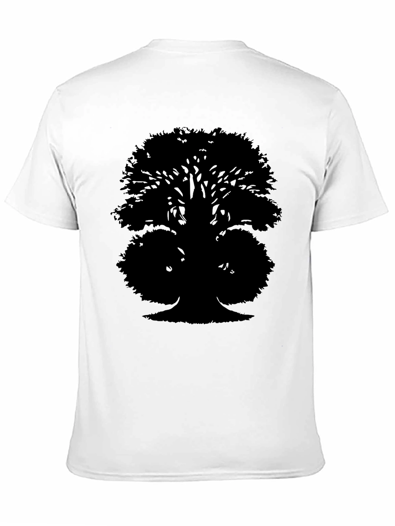 Black Tree Silhouette Graphic Tee