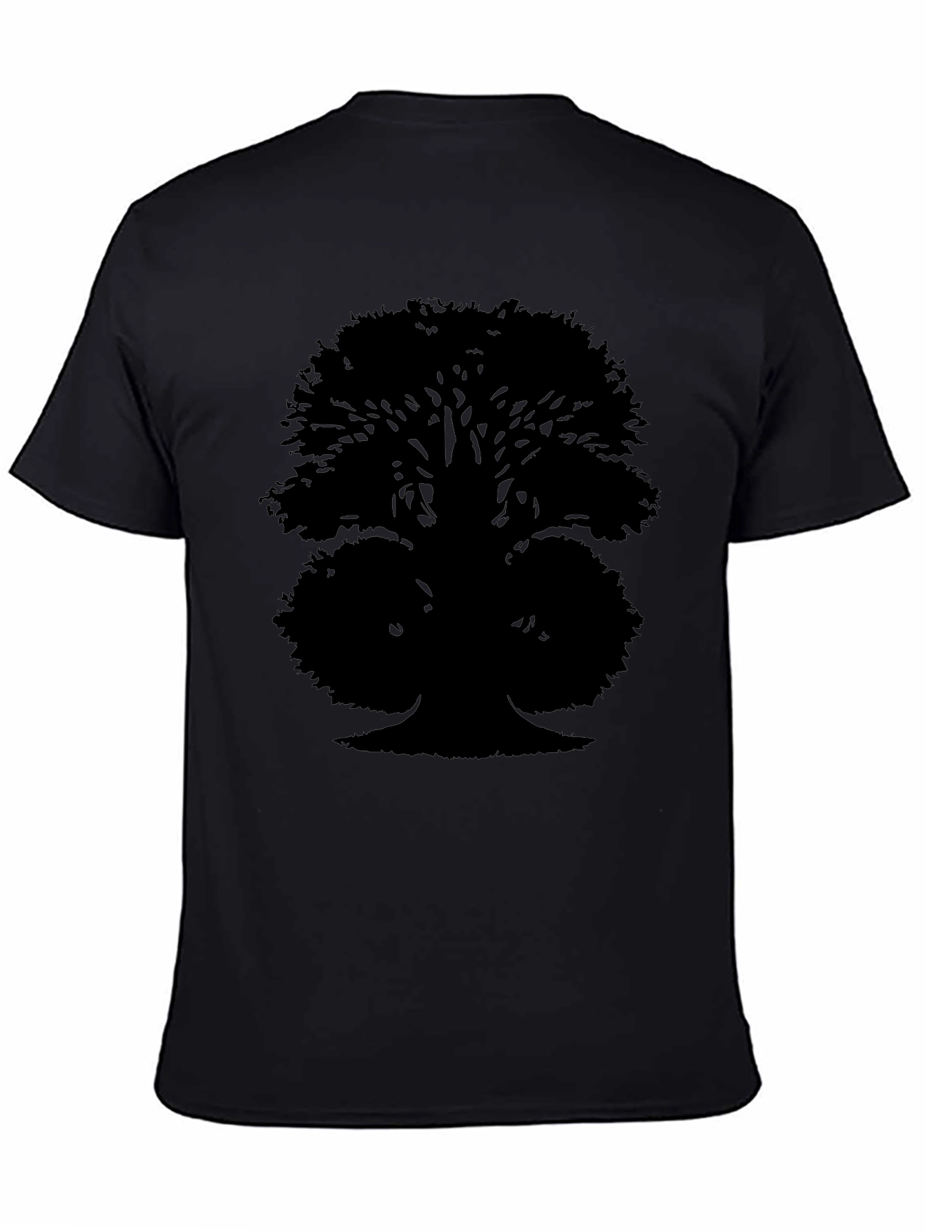 Black Tree Silhouette Graphic Tee