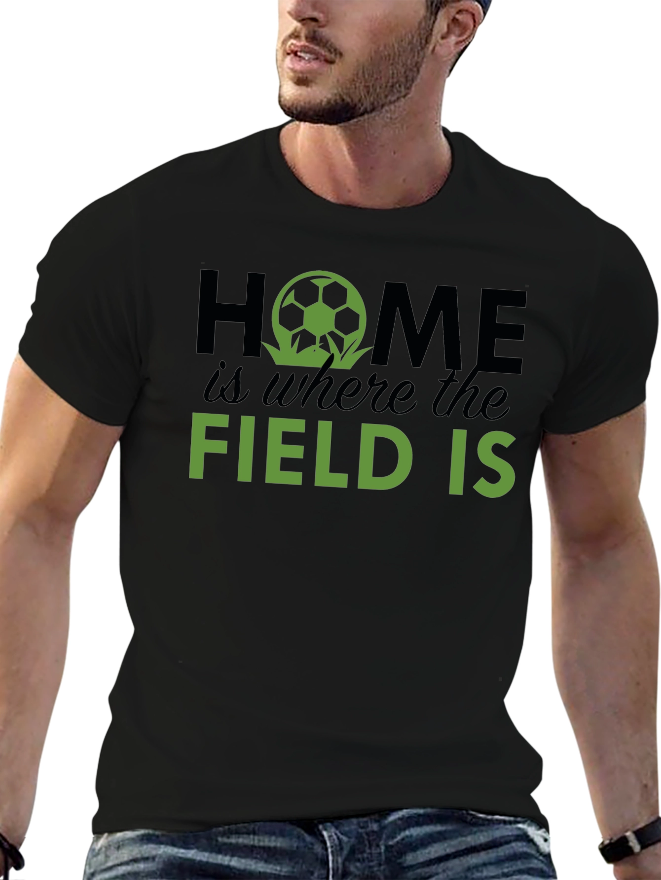 Home Is Where the Field Is Soccer T-Shirt