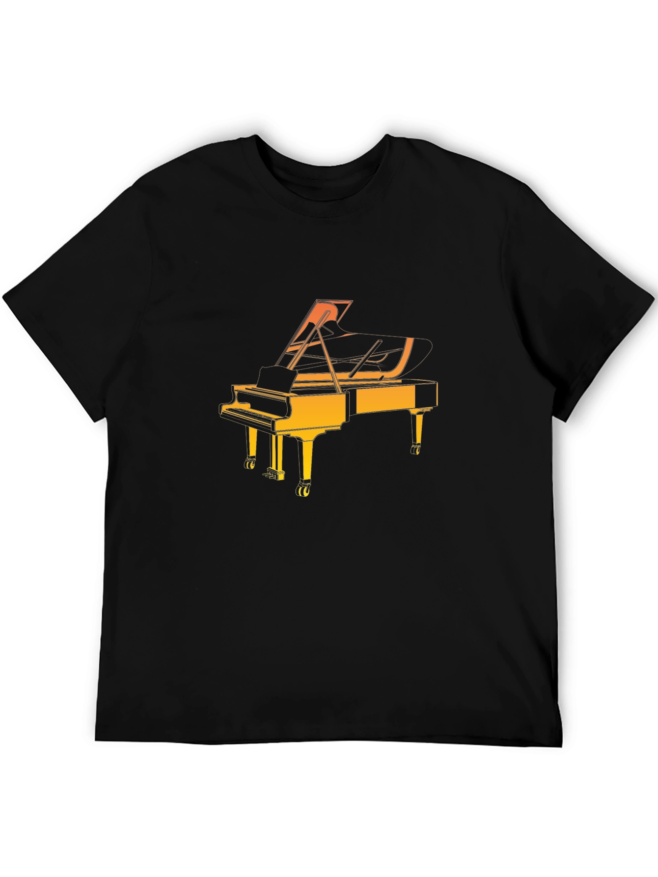 Grand Piano Graphic Tee - Stylish Music Lover Shirt