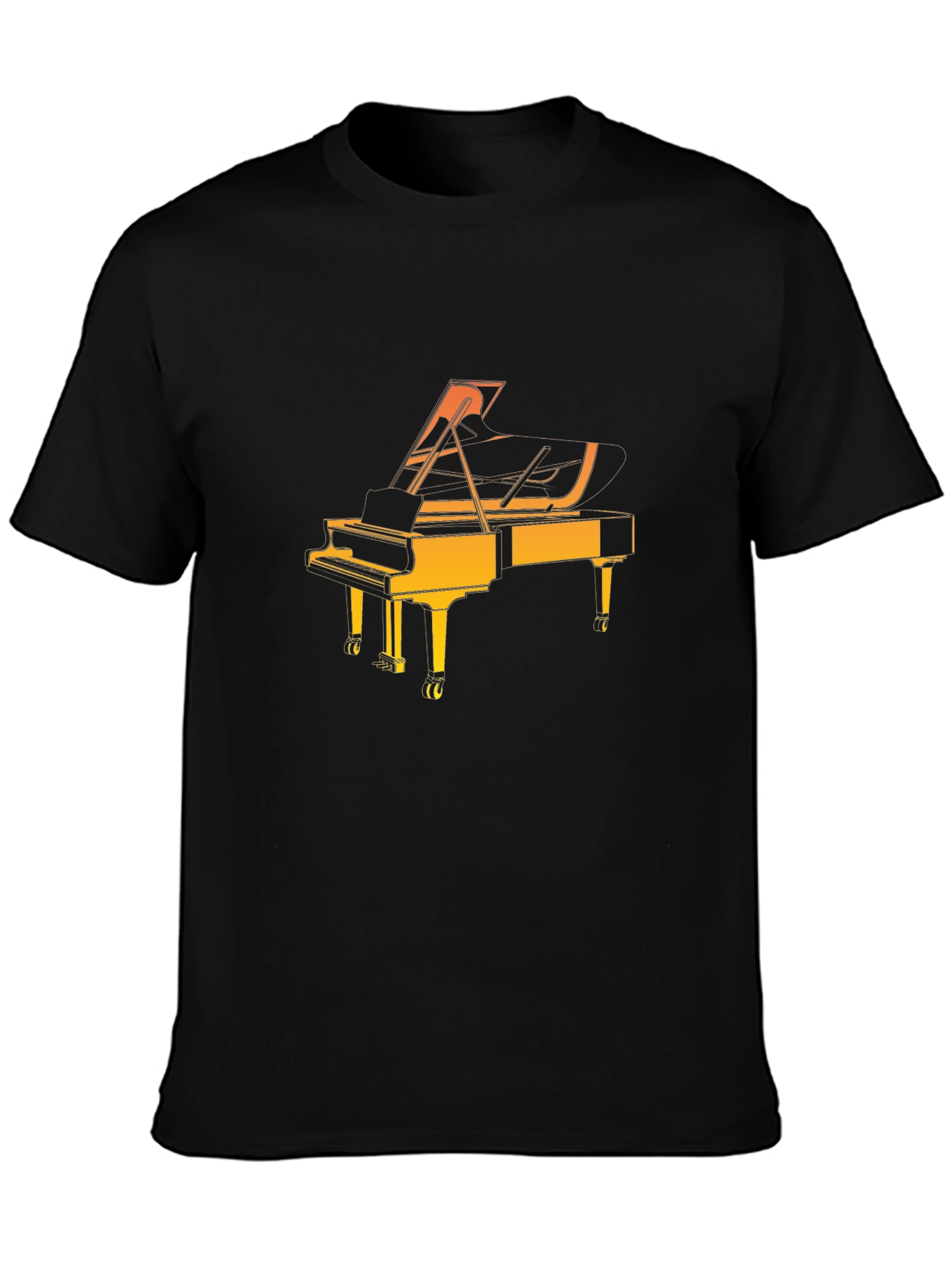 Grand Piano Graphic Tee - Stylish Music Lover Shirt