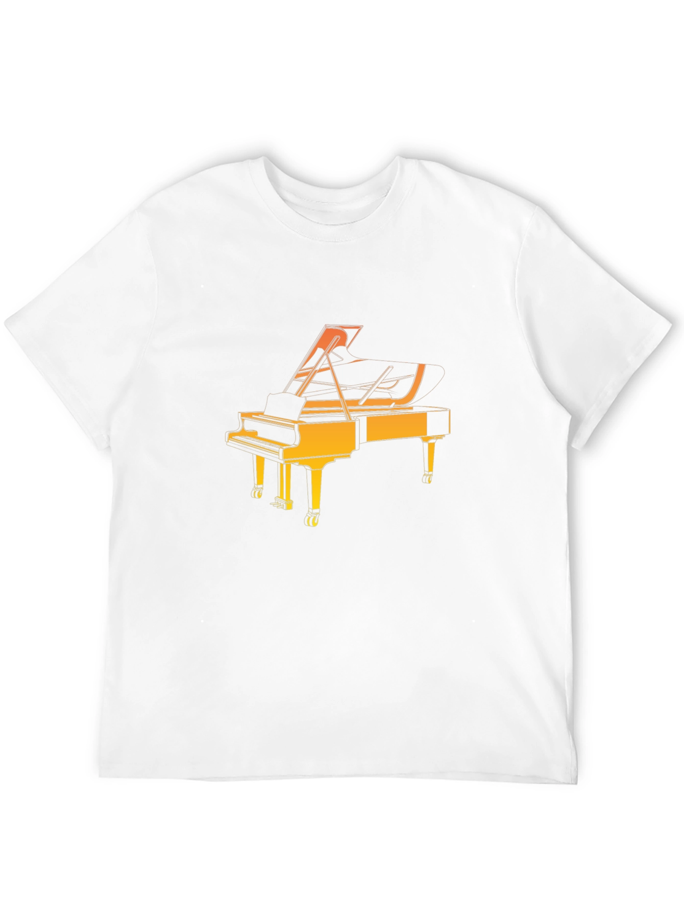 Grand Piano Graphic Tee - Stylish Music Lover Shirt