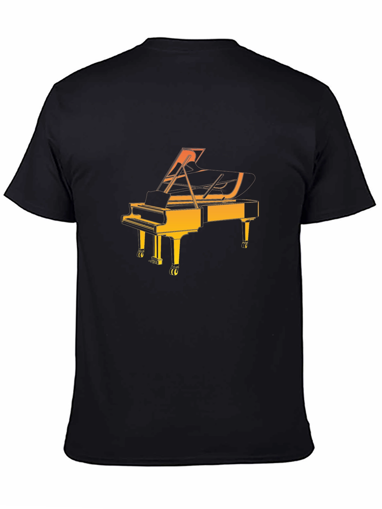 Grand Piano Graphic Tee - Stylish Music Lover Shirt