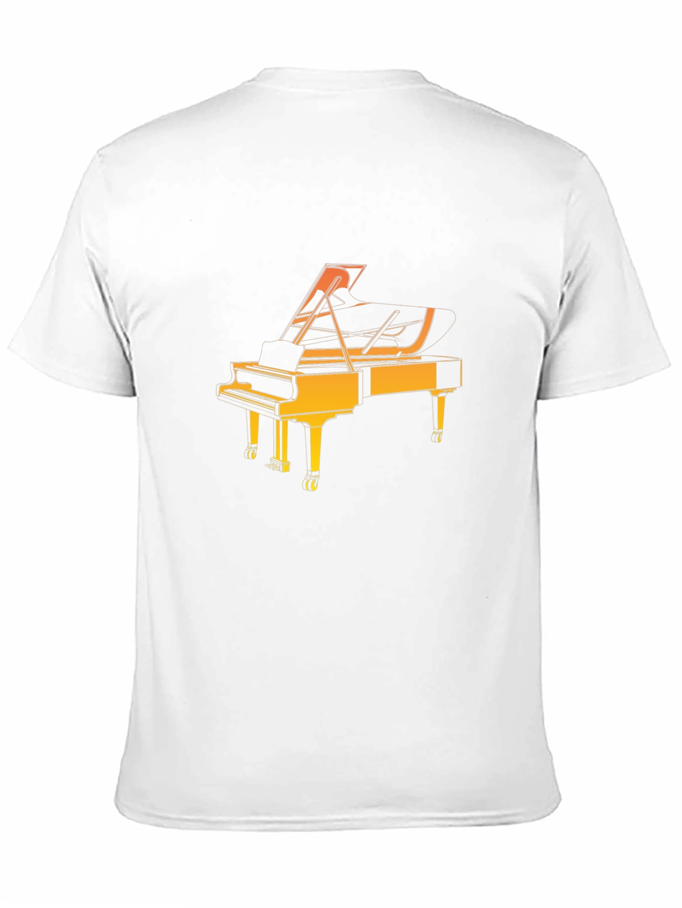 Grand Piano Graphic Tee - Stylish Music Lover Shirt