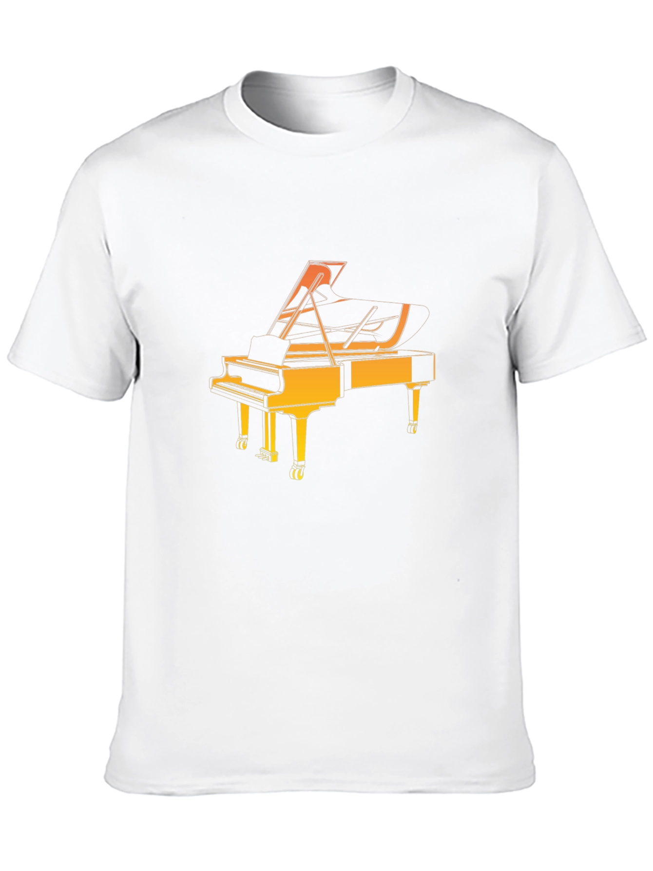 Grand Piano Graphic Tee - Stylish Music Lover Shirt