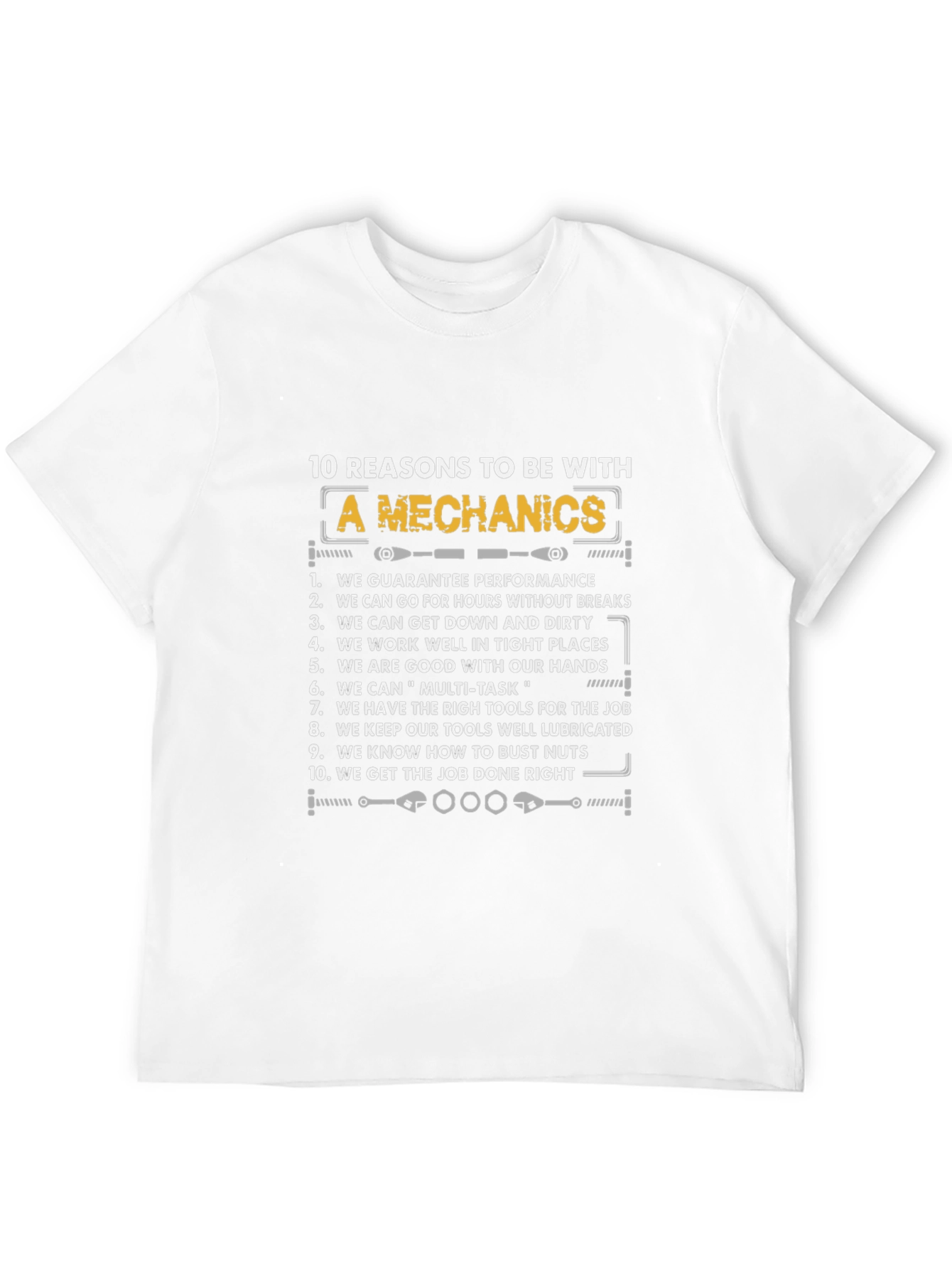 Mechanic Reasons T-Shirt - Gift for Mechanics