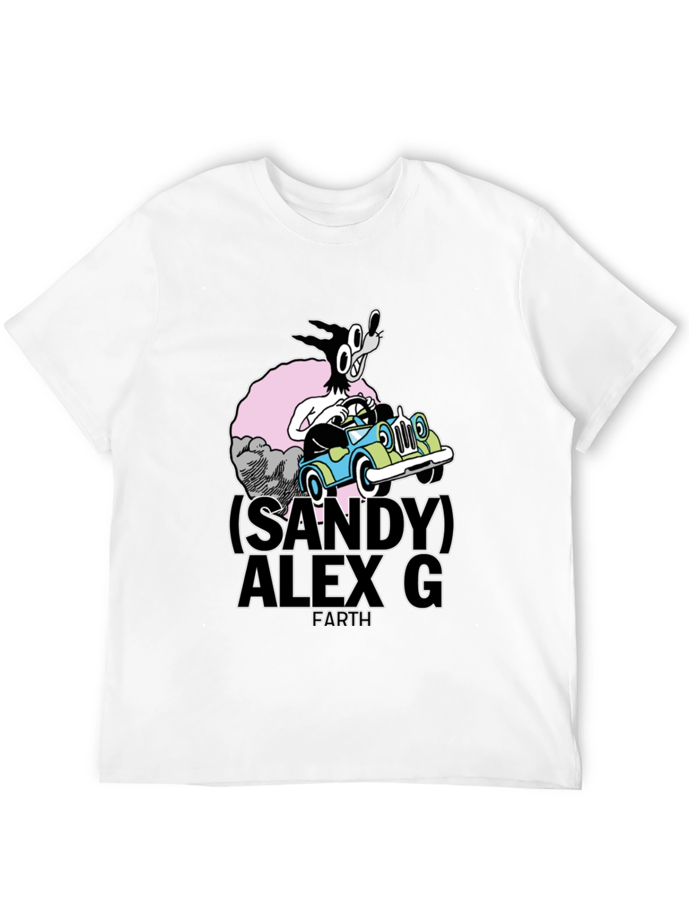Sandy Alex G Cartoon Graphic Tee - Black