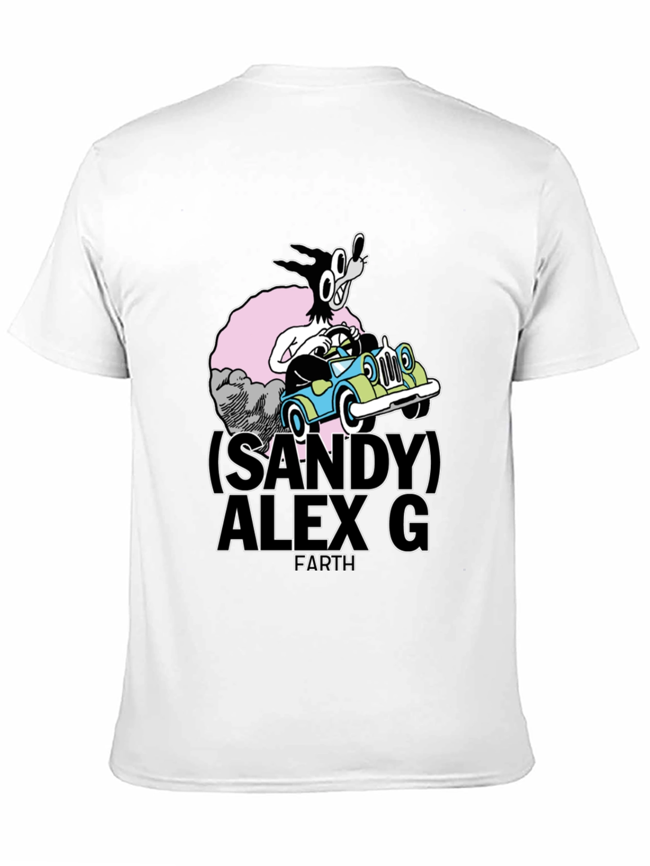 Sandy Alex G Cartoon Graphic Tee - Black