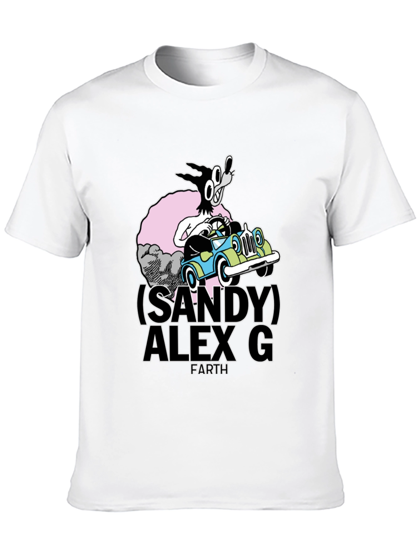 Sandy Alex G Cartoon Graphic Tee - Black