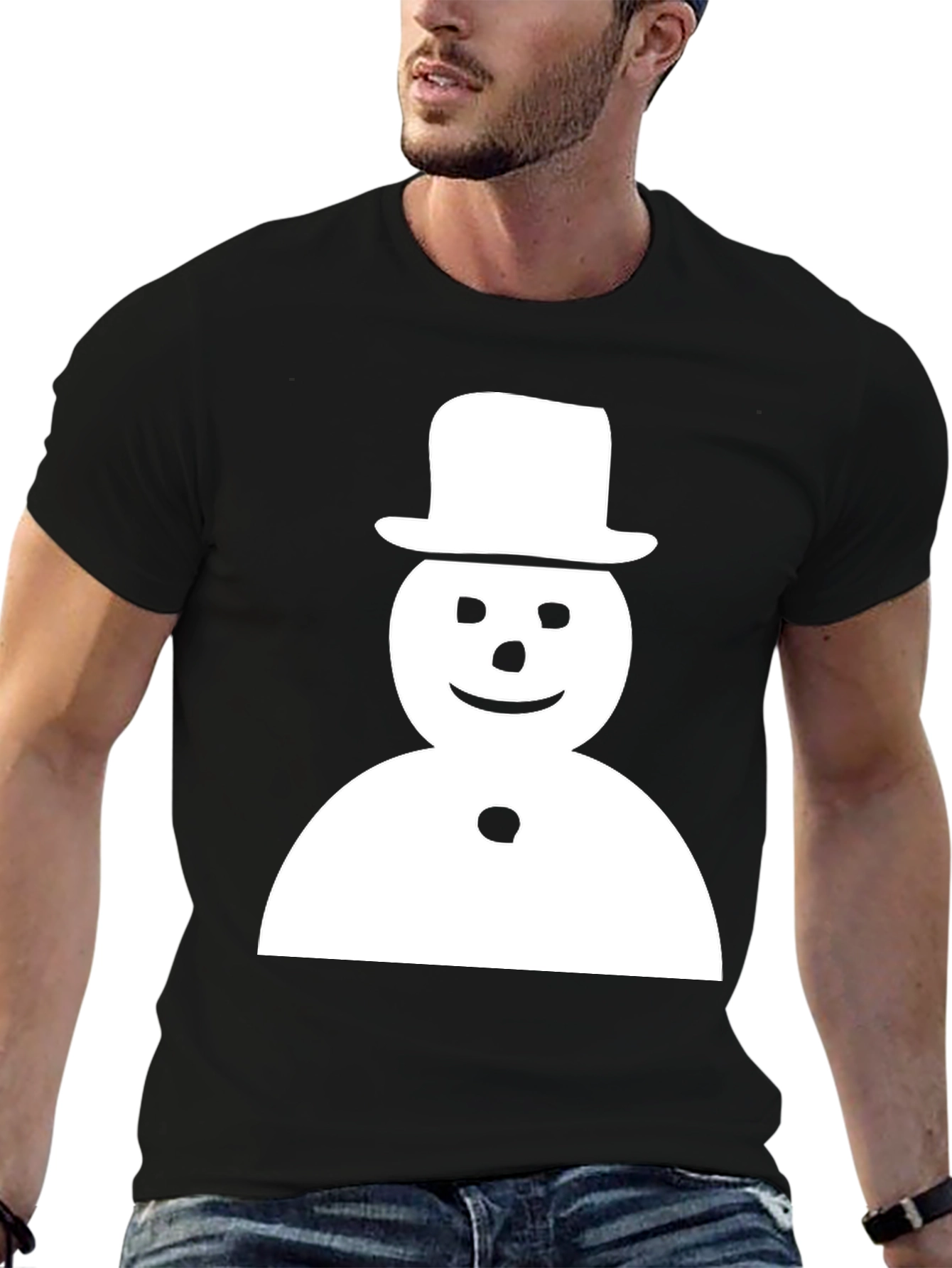 Snowman Graphic Tee - Holiday Fun!
