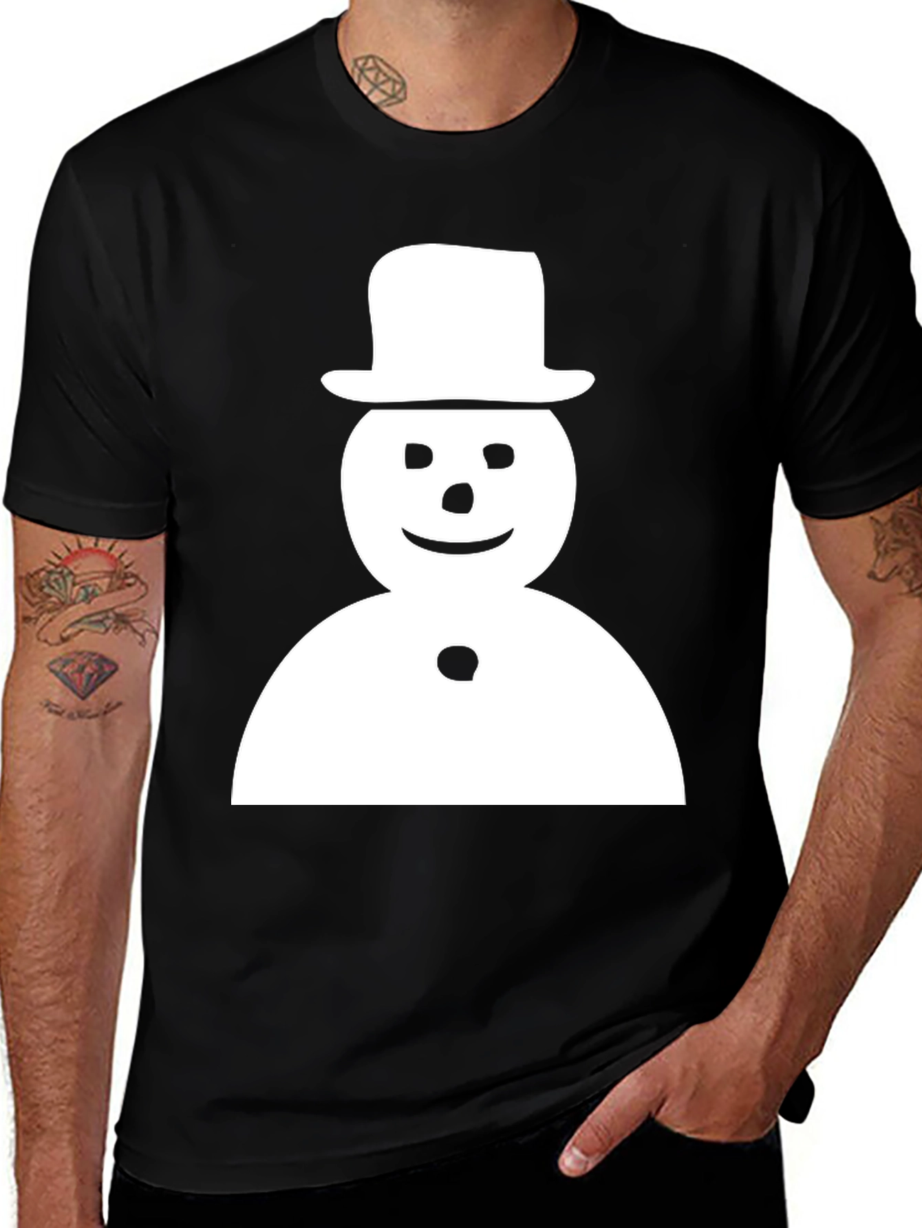 Snowman Graphic Tee - Holiday Fun!