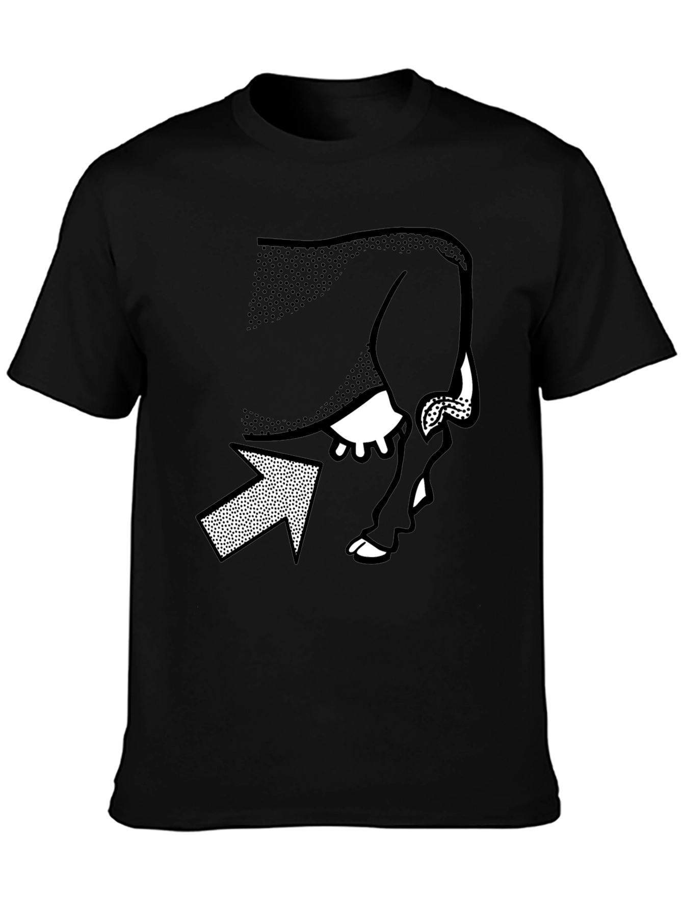 Optical Illusion T-Shirt - Cow or Woman?