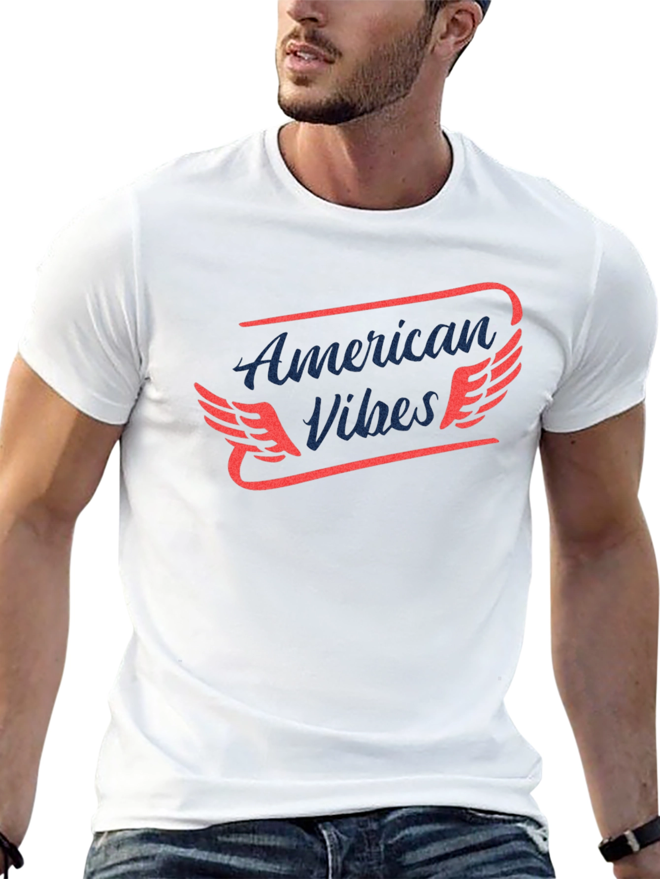 American Vibes Graphic Tee - Black