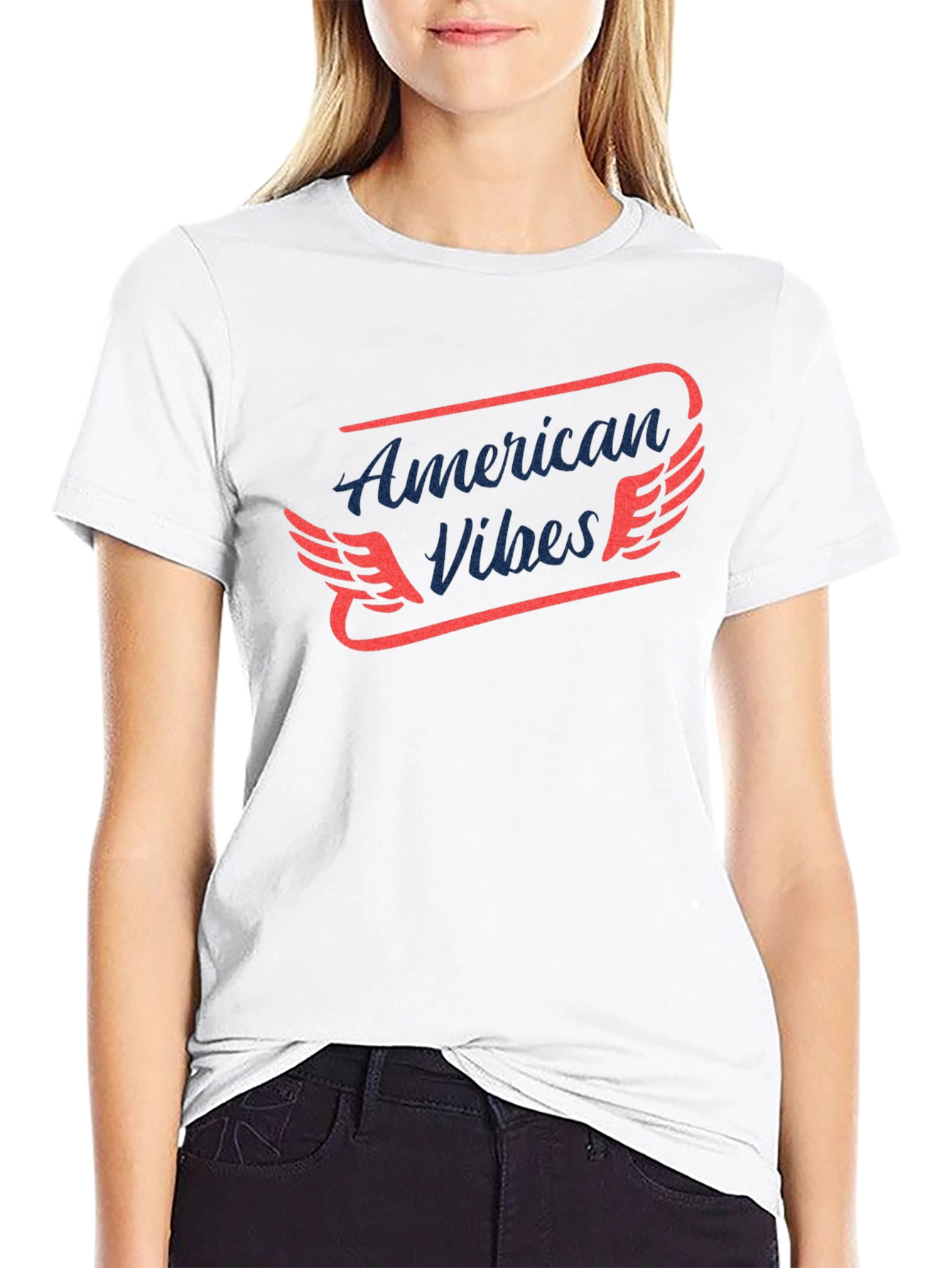 American Vibes Graphic Tee - Black
