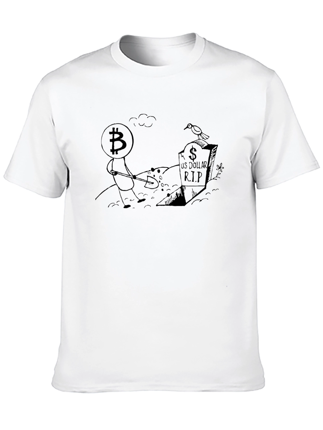 Bitcoin vs US Dollar Graphic Tee