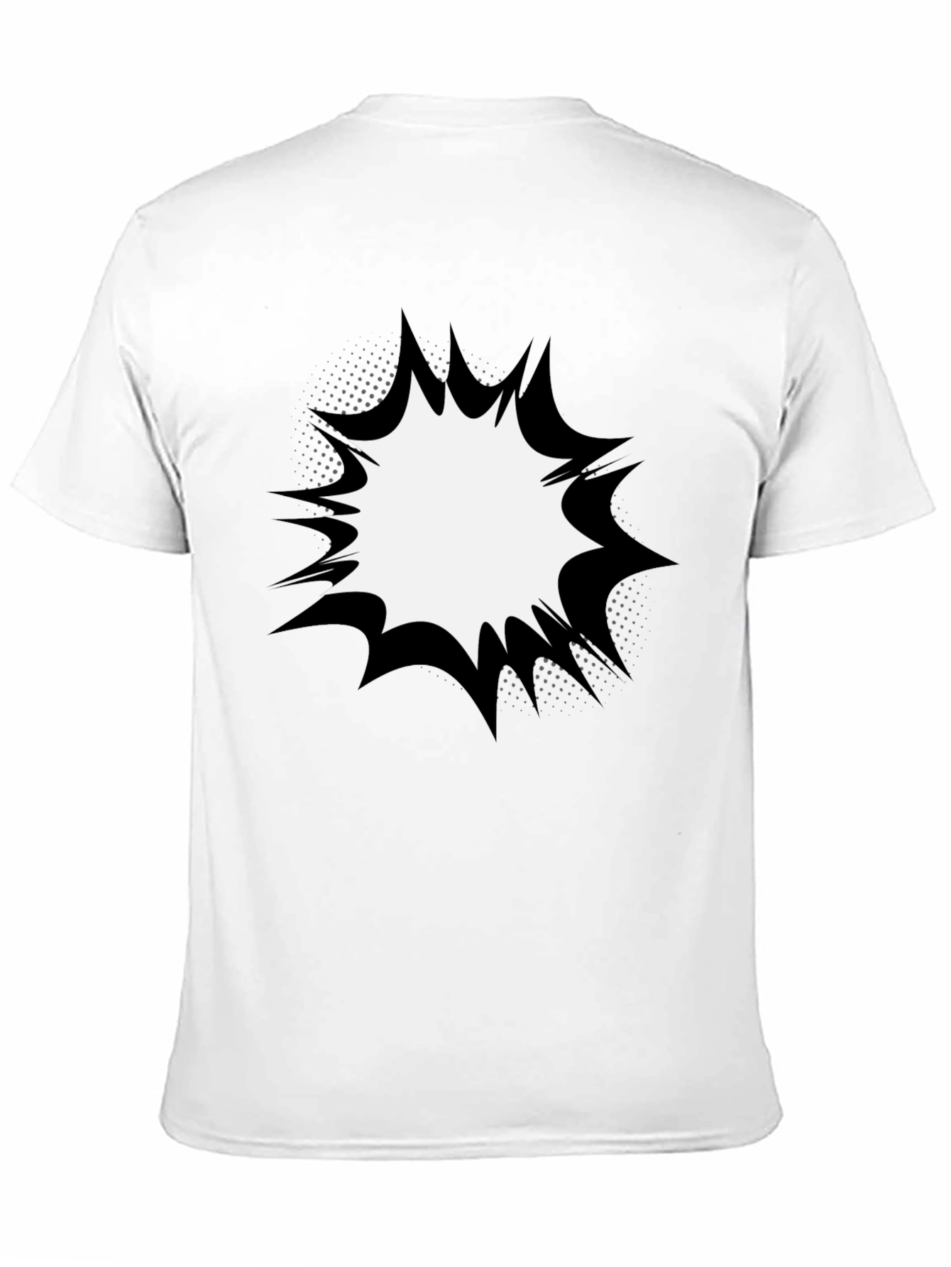 Mens Graphic T-Shirt - Comic Book Explosion Design