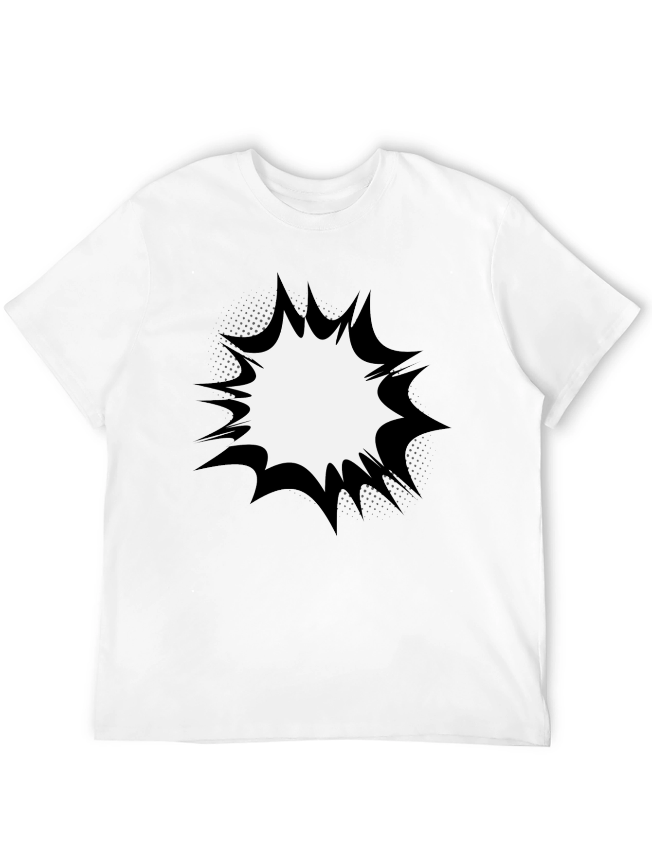 Mens Graphic T-Shirt - Comic Book Explosion Design