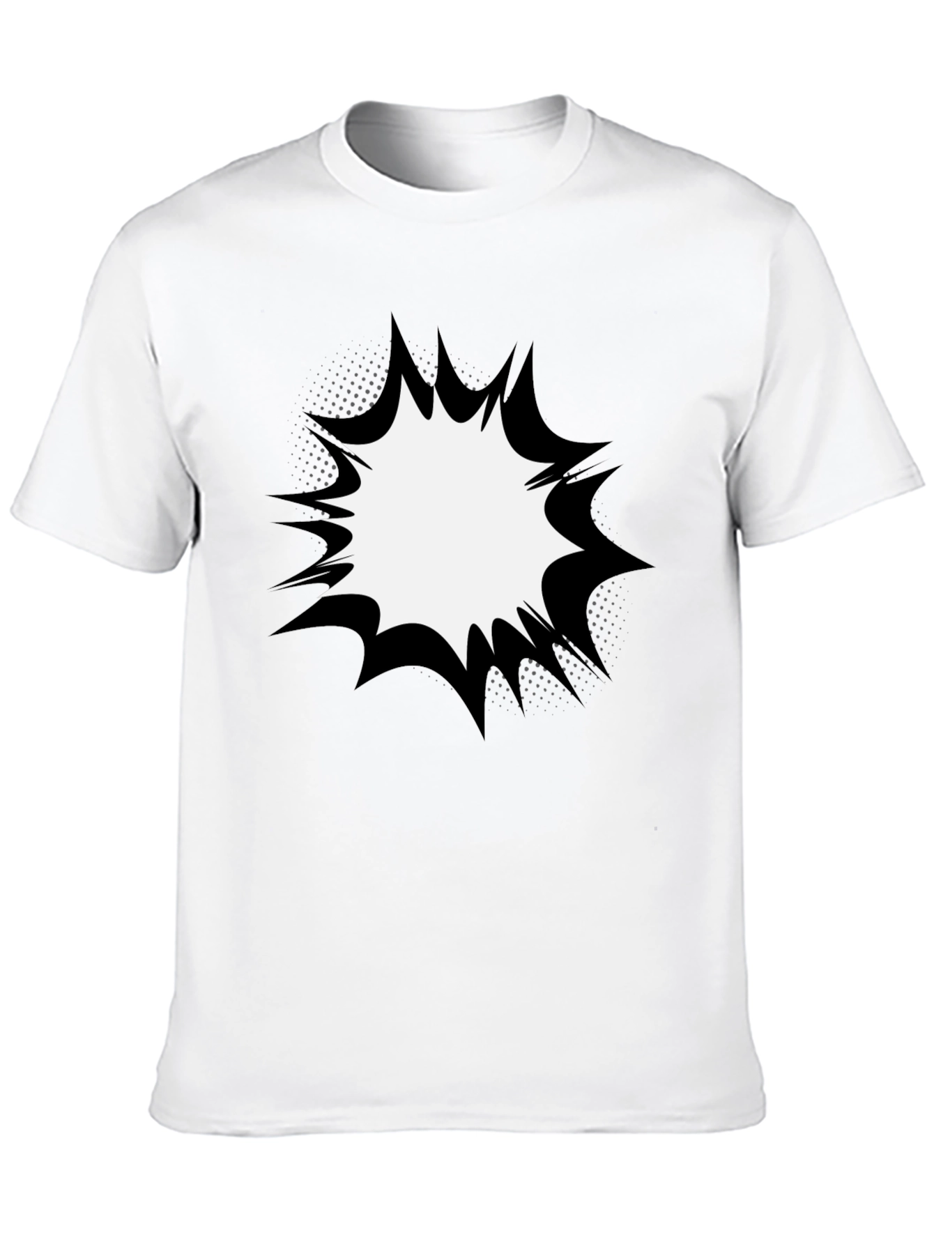 Mens Graphic T-Shirt - Comic Book Explosion Design