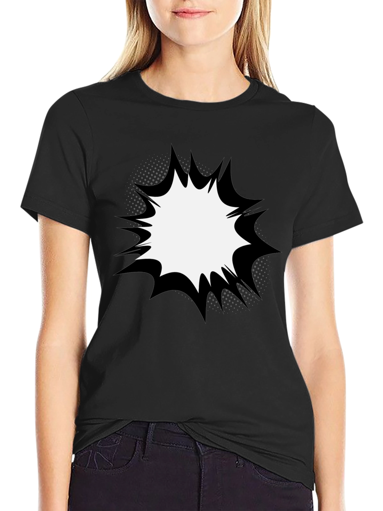 Mens Graphic T-Shirt - Comic Book Explosion Design