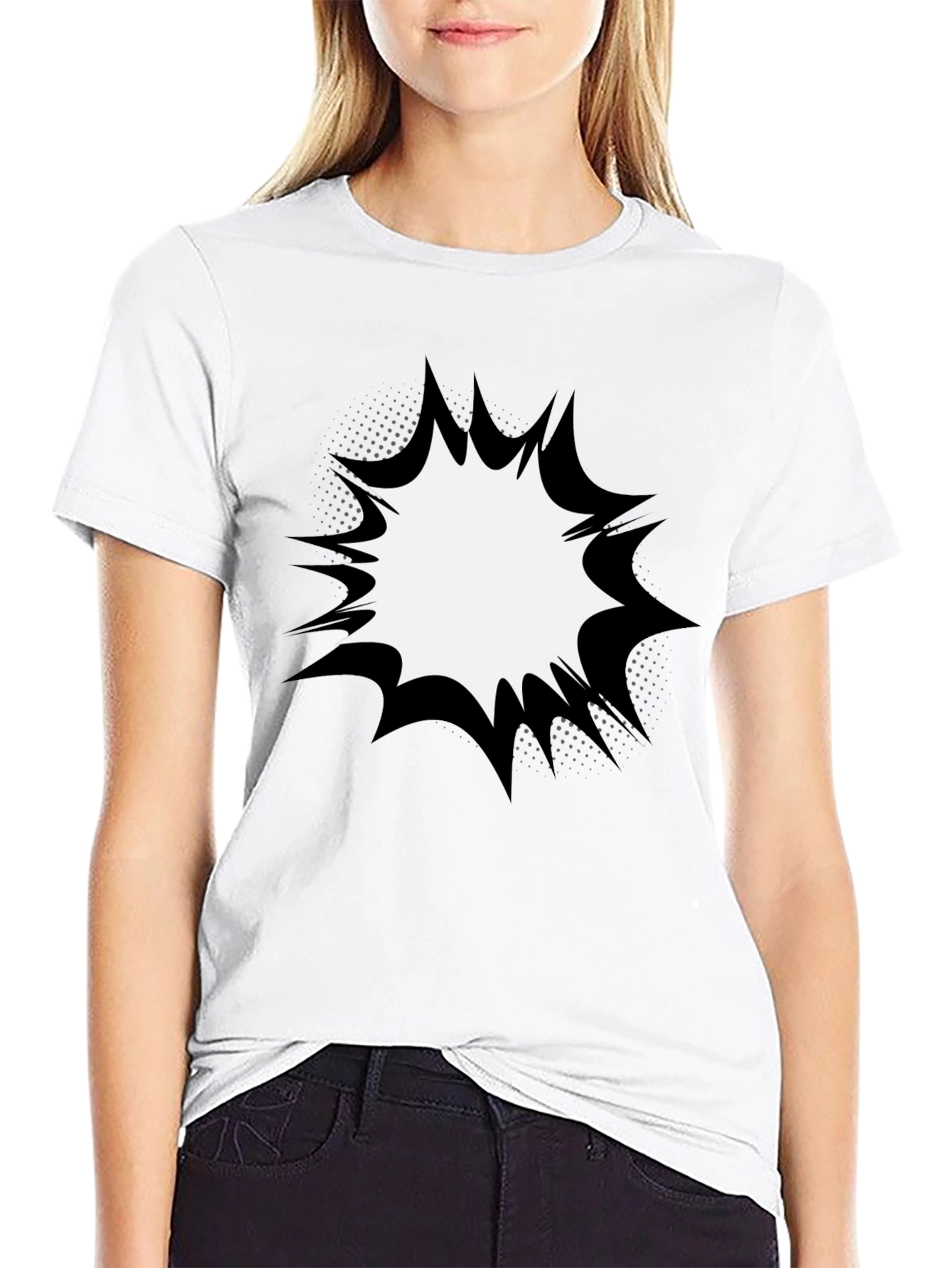 Mens Graphic T-Shirt - Comic Book Explosion Design