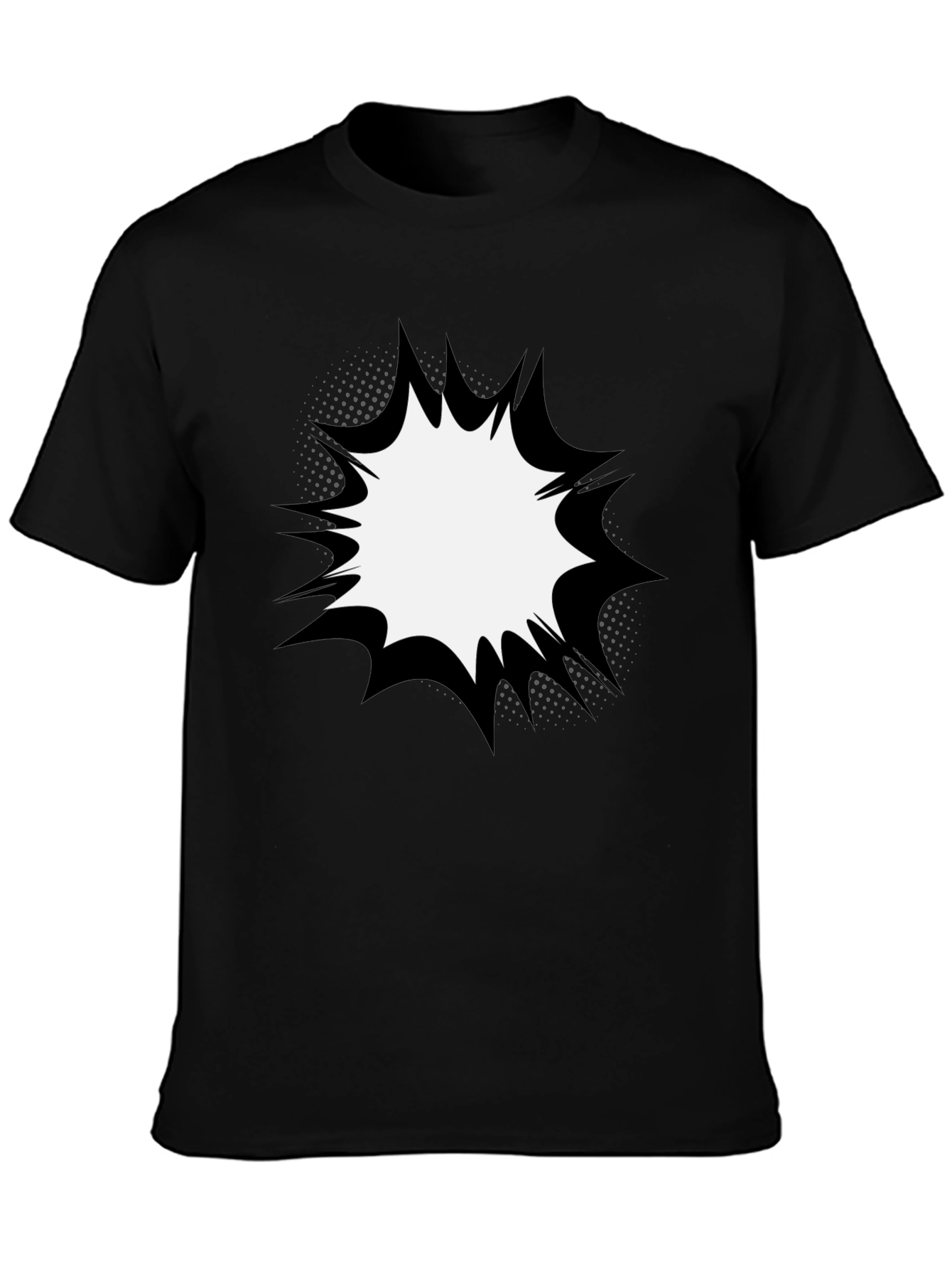 Mens Graphic T-Shirt - Comic Book Explosion Design