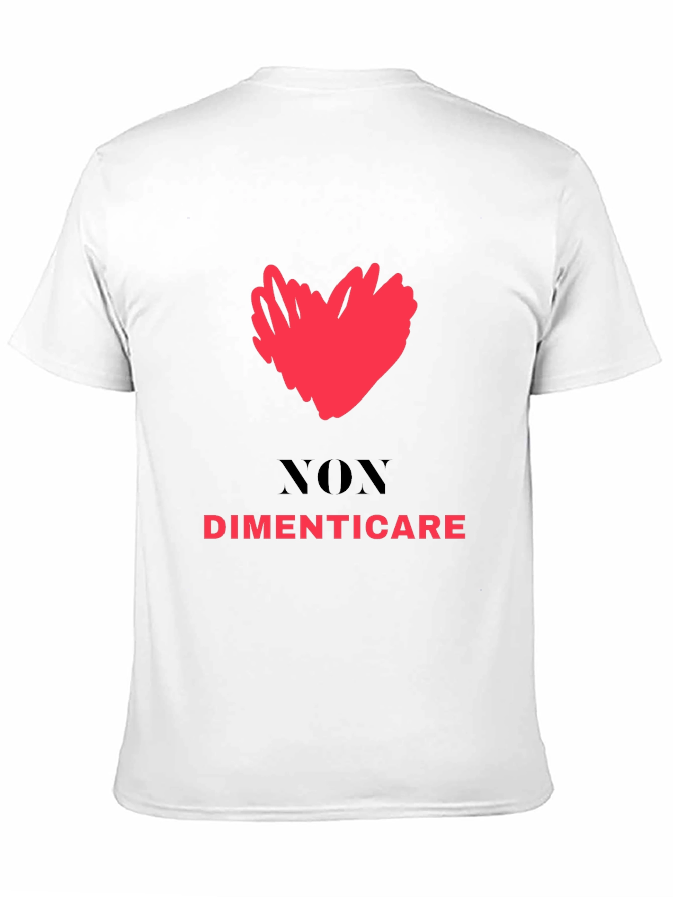 Dont Forget Tee - Heart Graphic Black T-Shirt