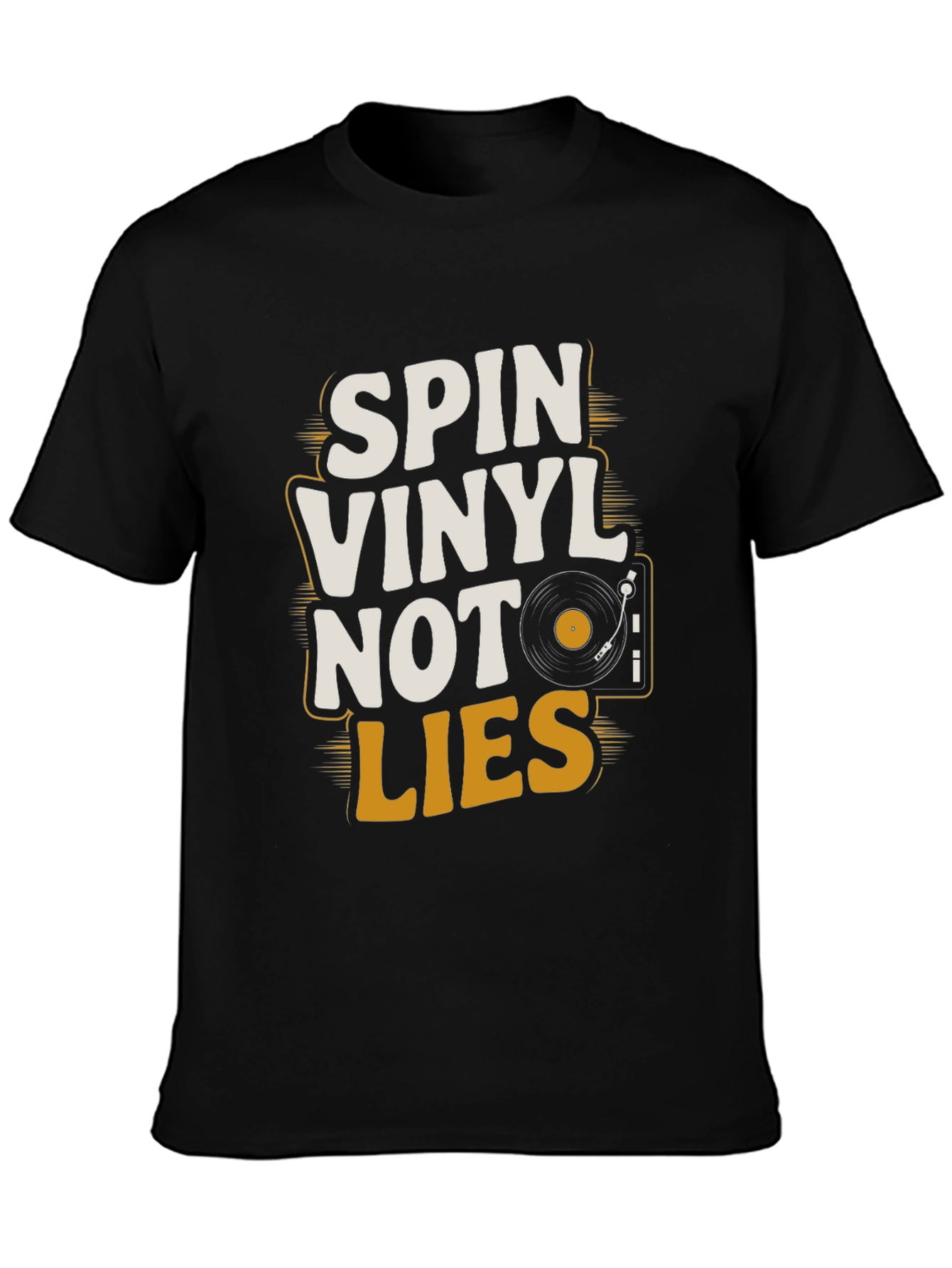 Spin Vinyl Not Lies Graphic Tee