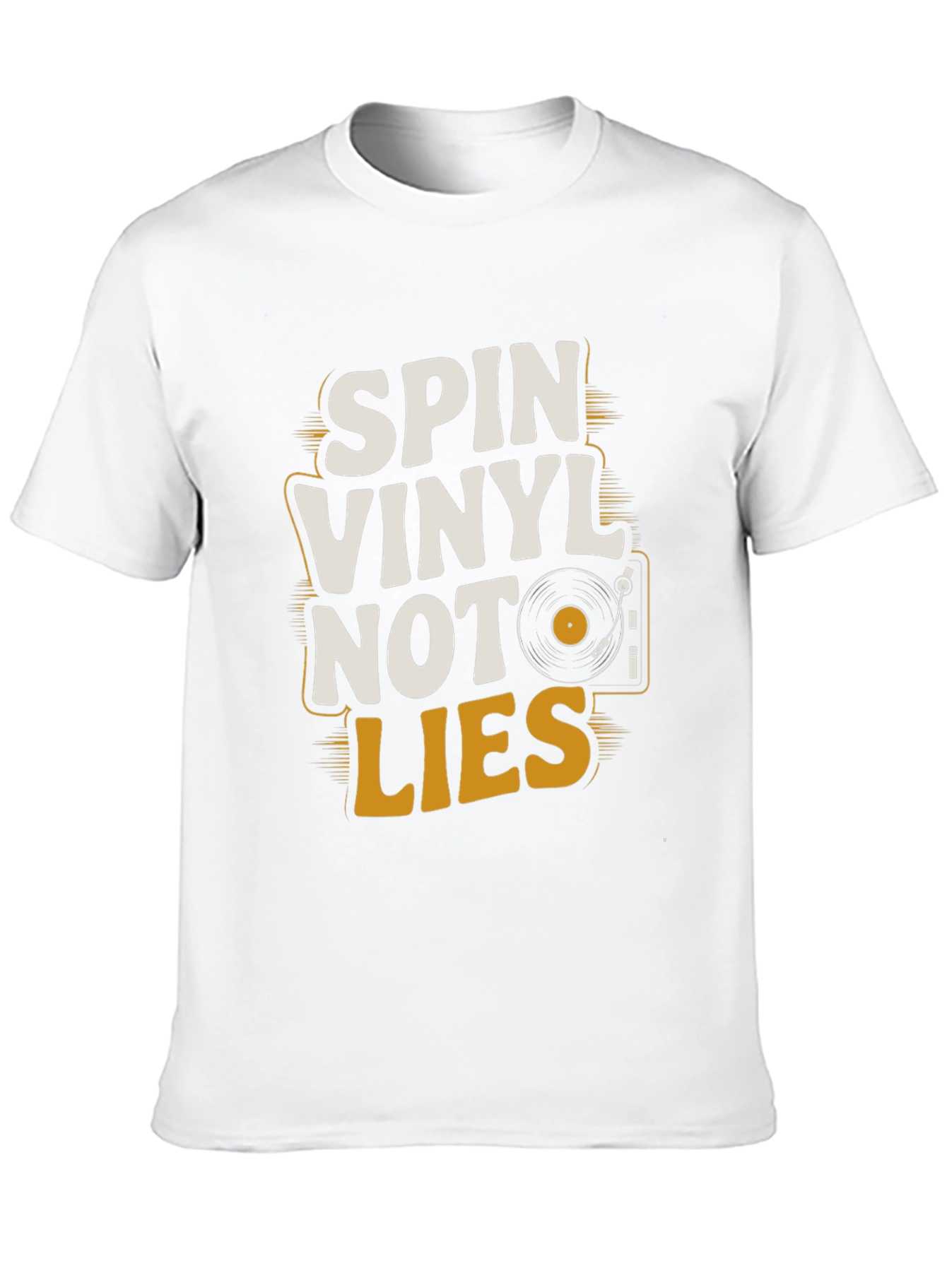 Spin Vinyl Not Lies Graphic Tee