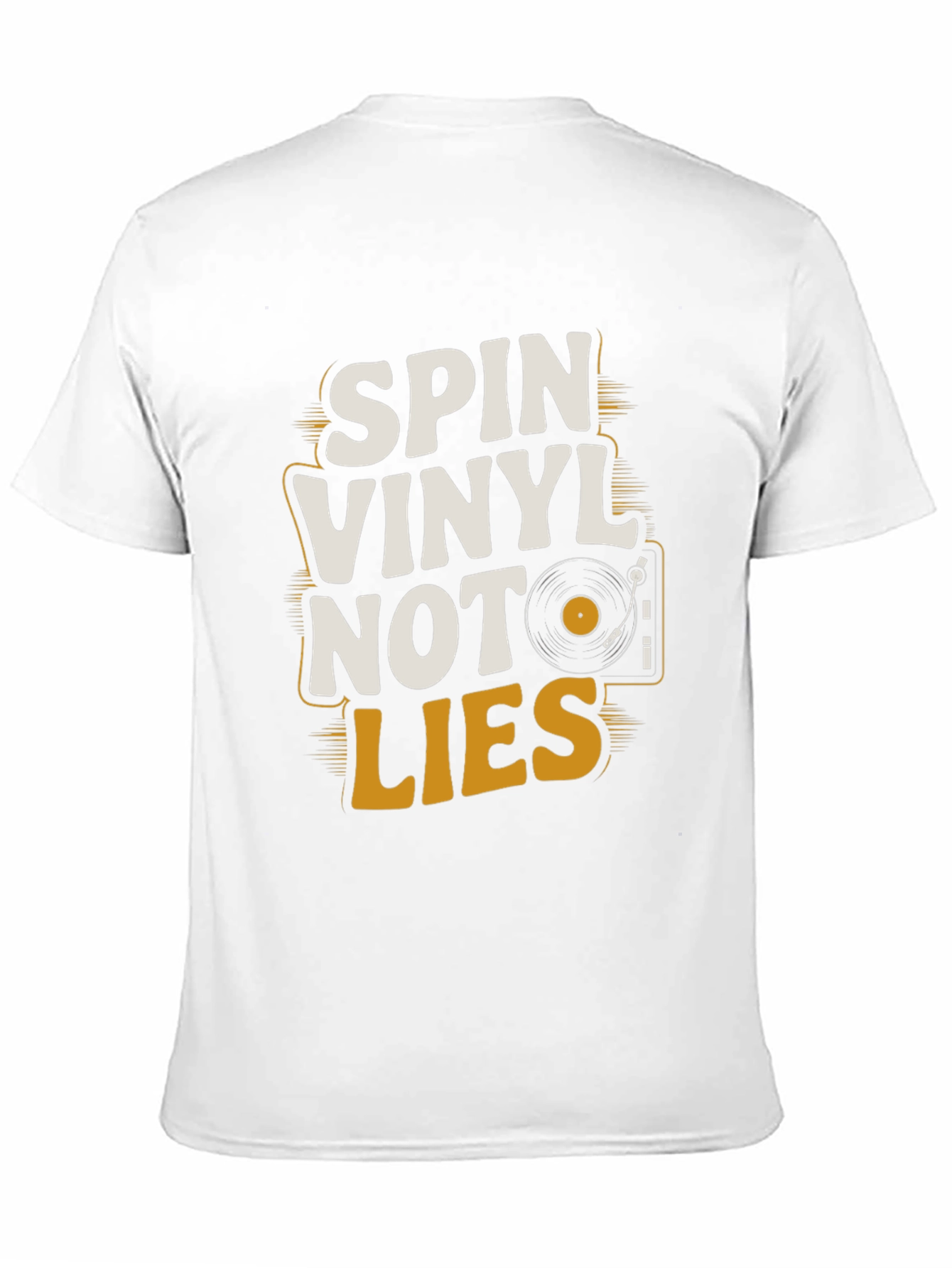 Spin Vinyl Not Lies Graphic Tee