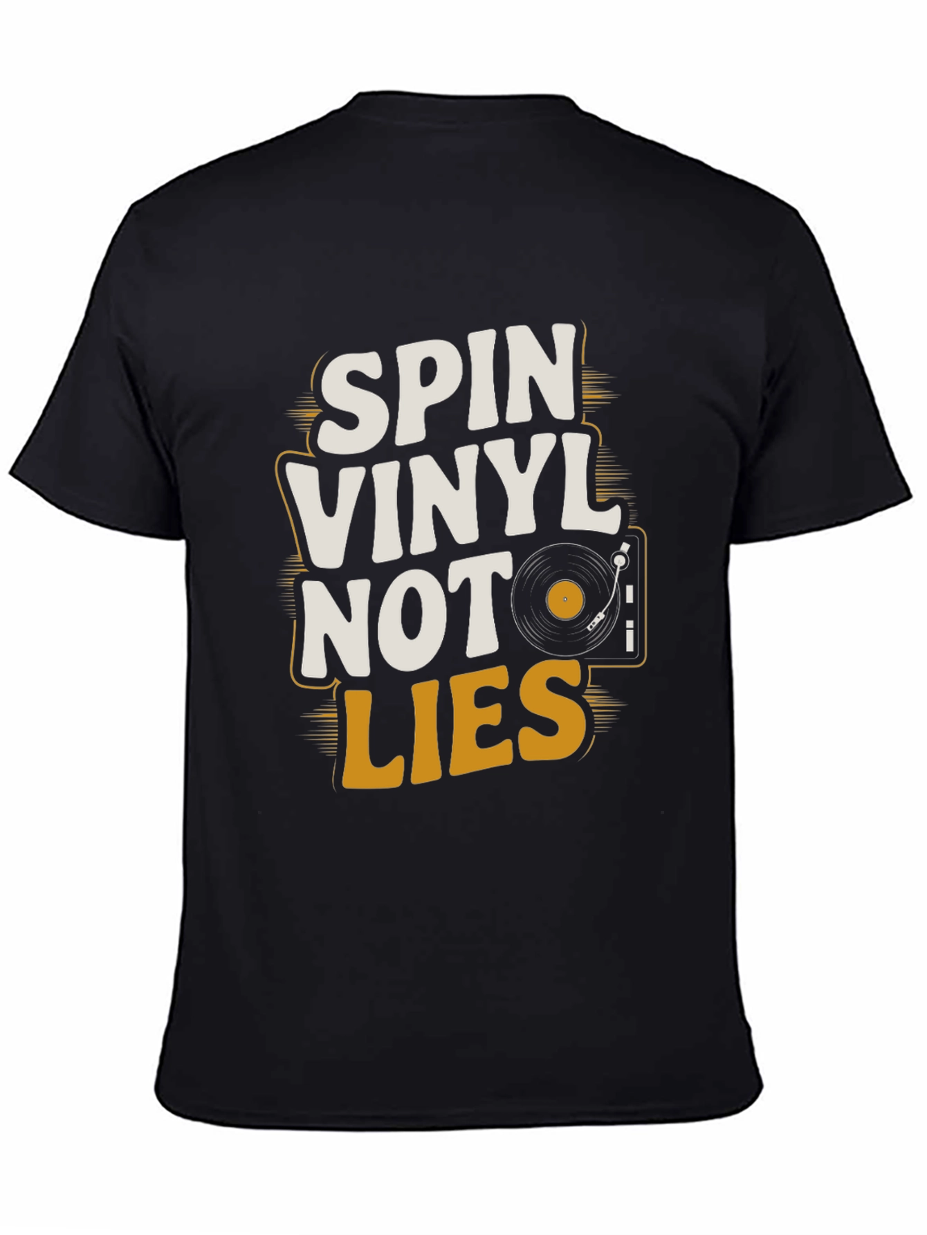 Spin Vinyl Not Lies Graphic Tee