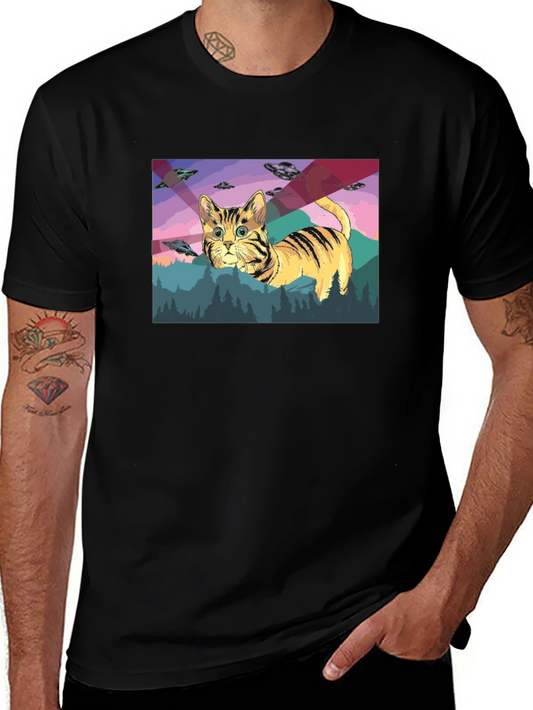 Cat UFO T-Shirt