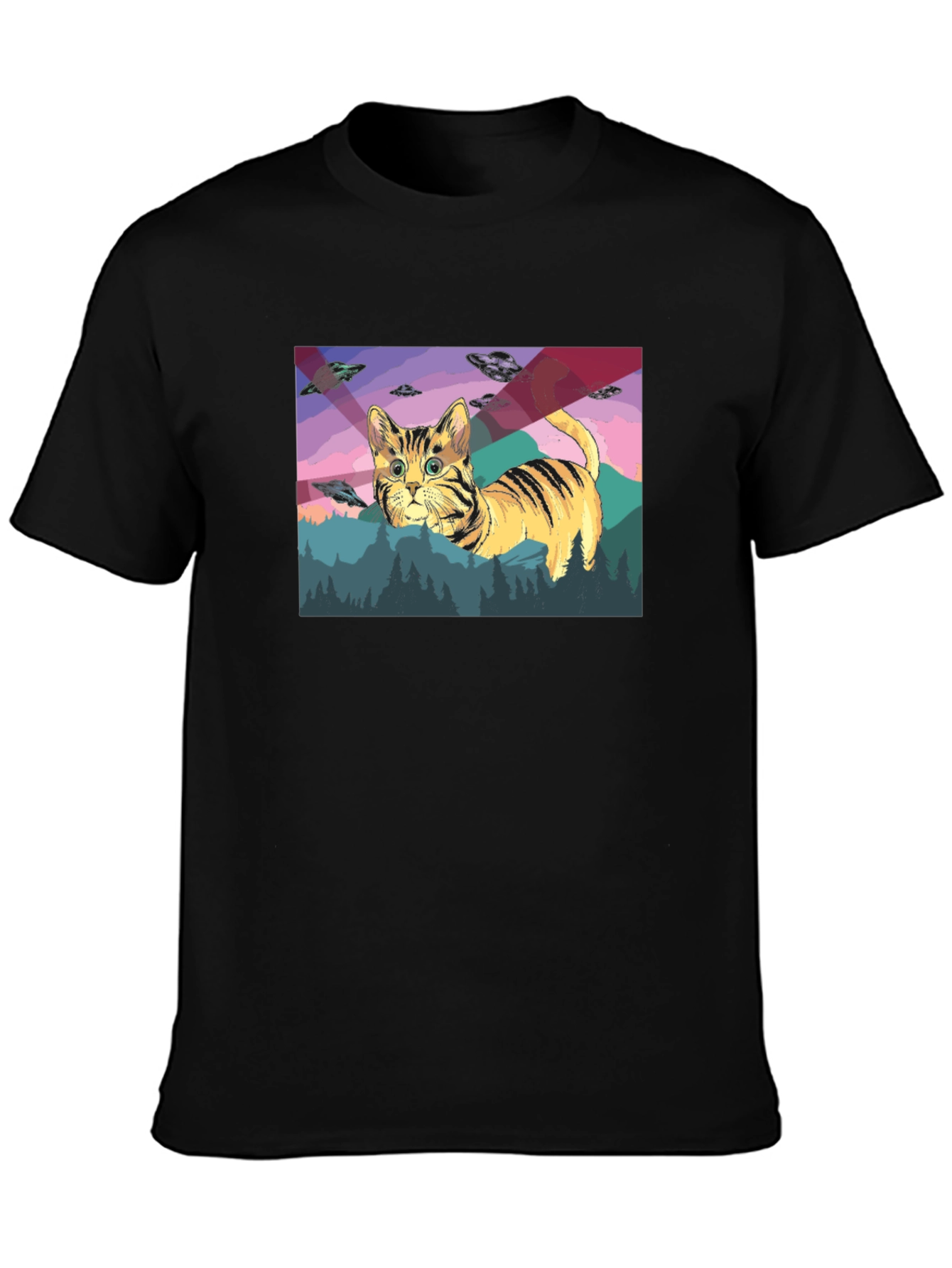 Cat UFO T-Shirt