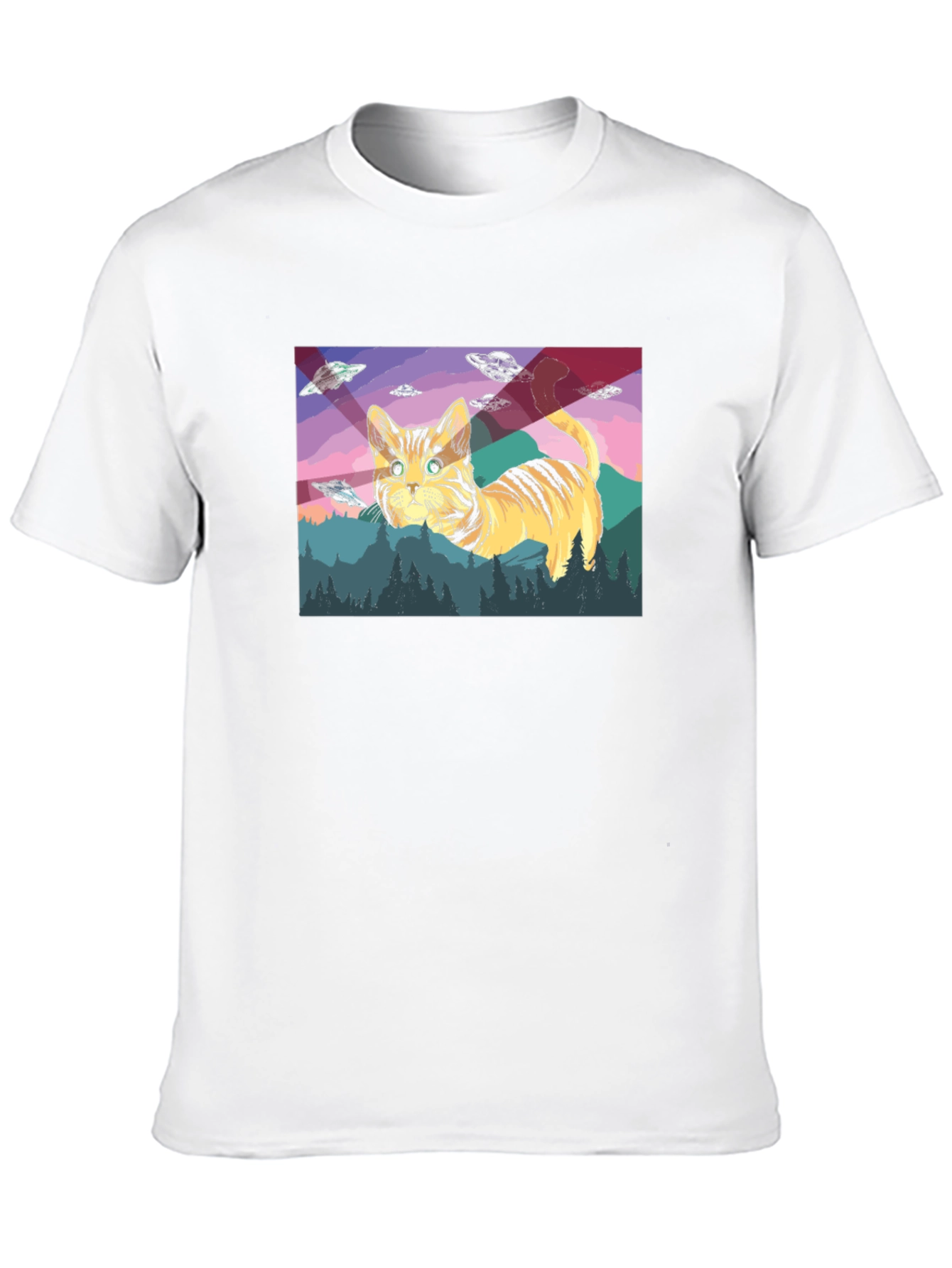 Cat UFO T-Shirt