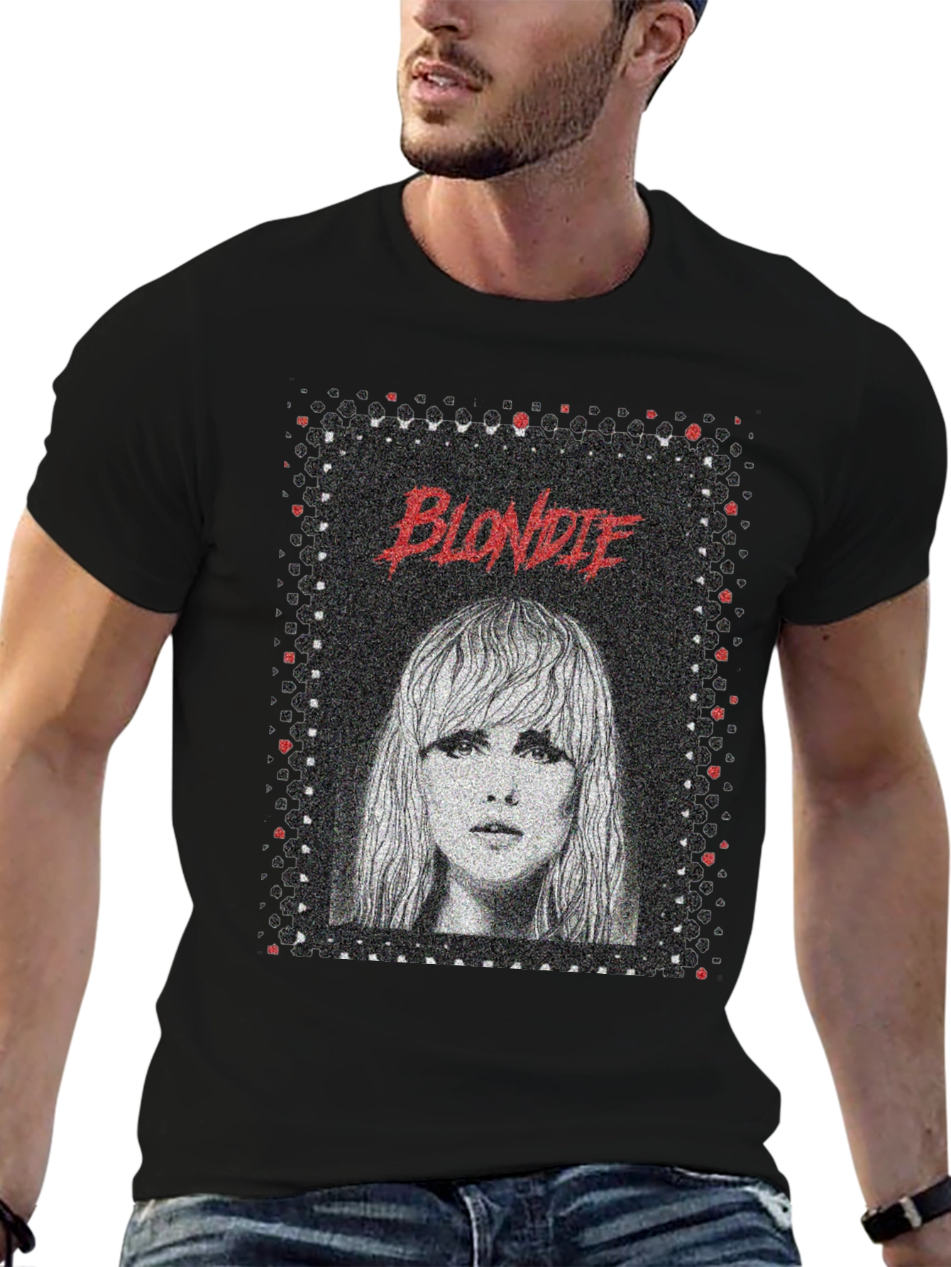 Blondie Graphic Print Black T-Shirt
