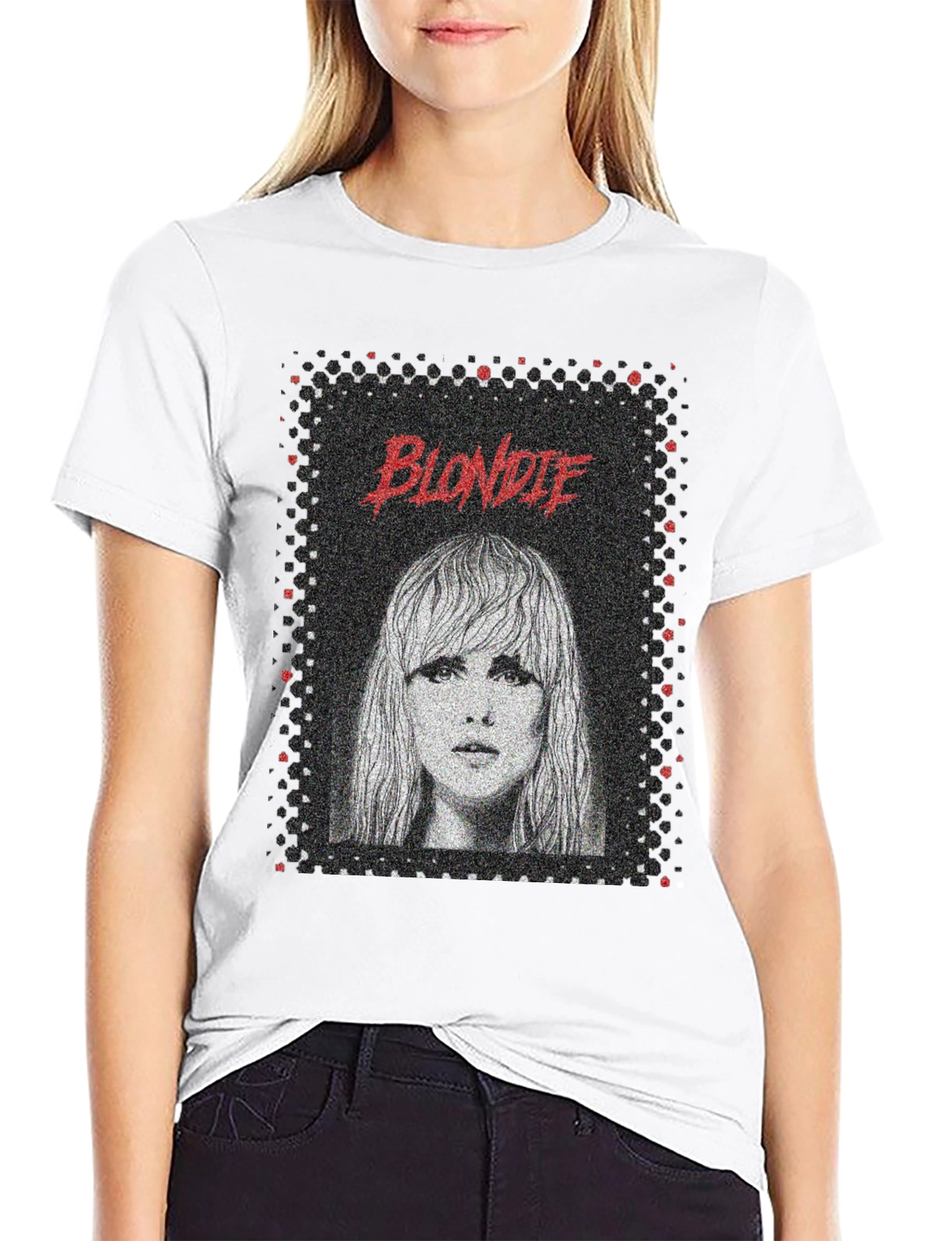 Blondie Graphic Print Black T-Shirt
