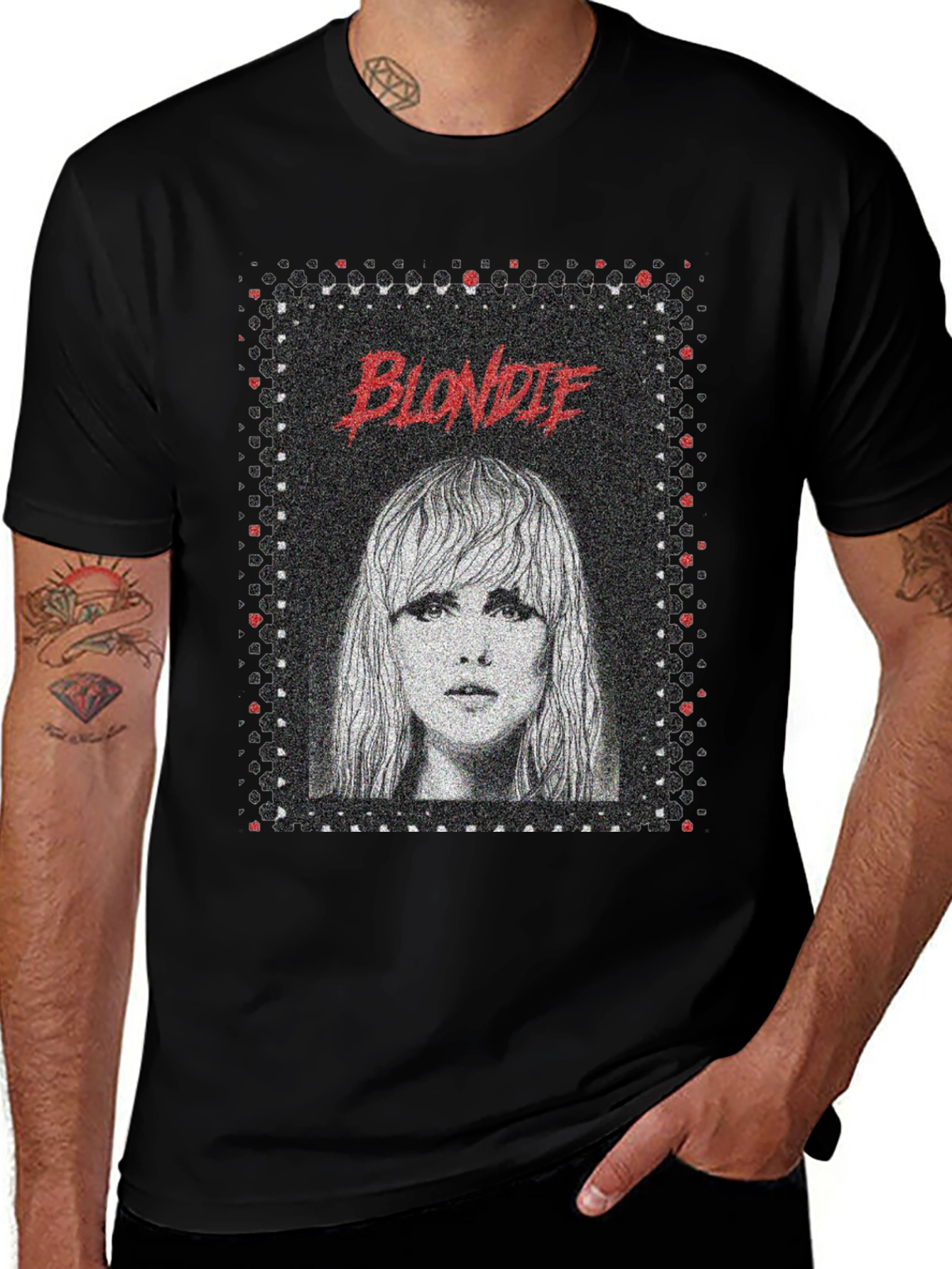 Blondie Graphic Print Black T-Shirt
