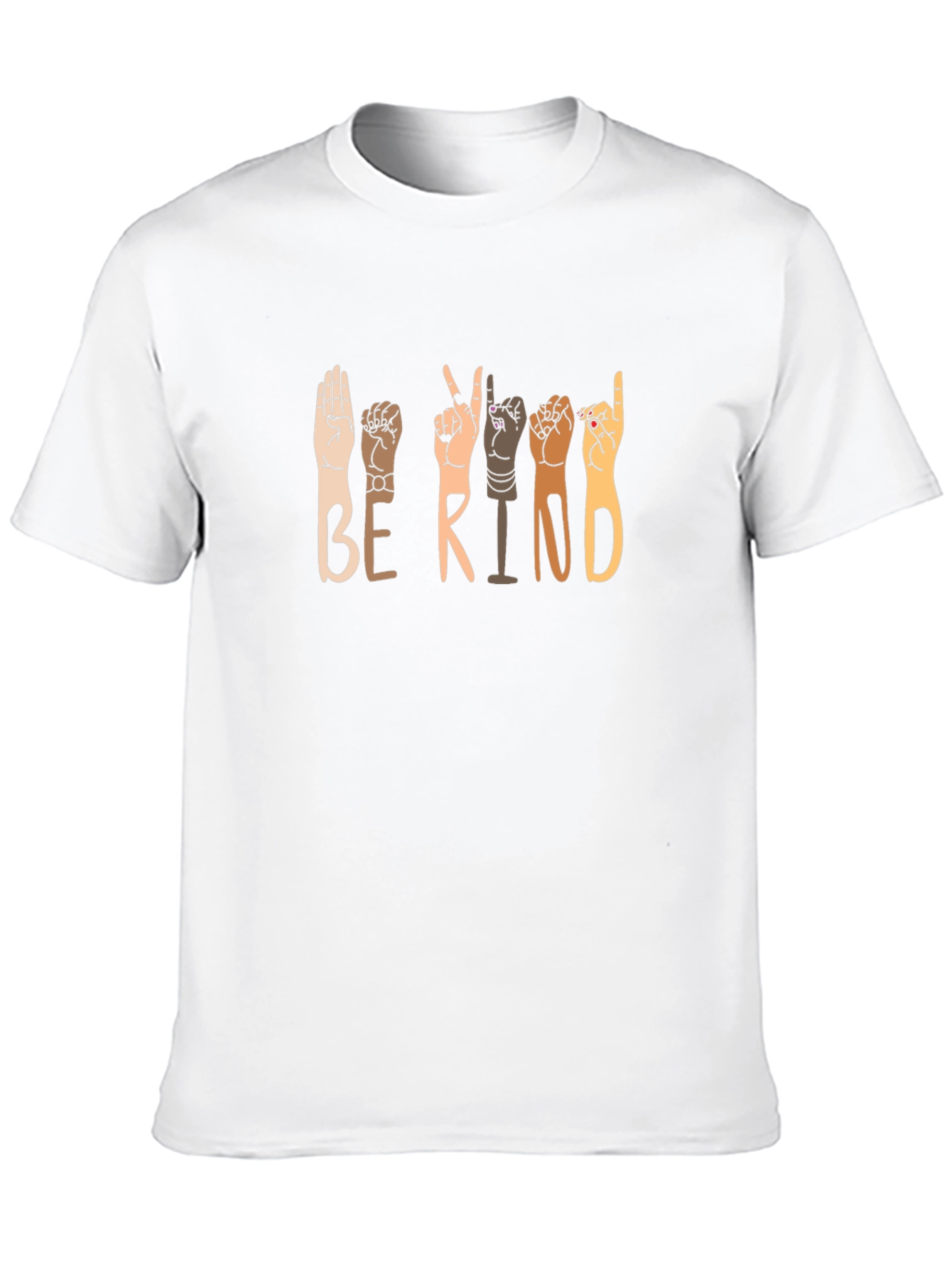 Be Kind Sign Language Graphic T-Shirt