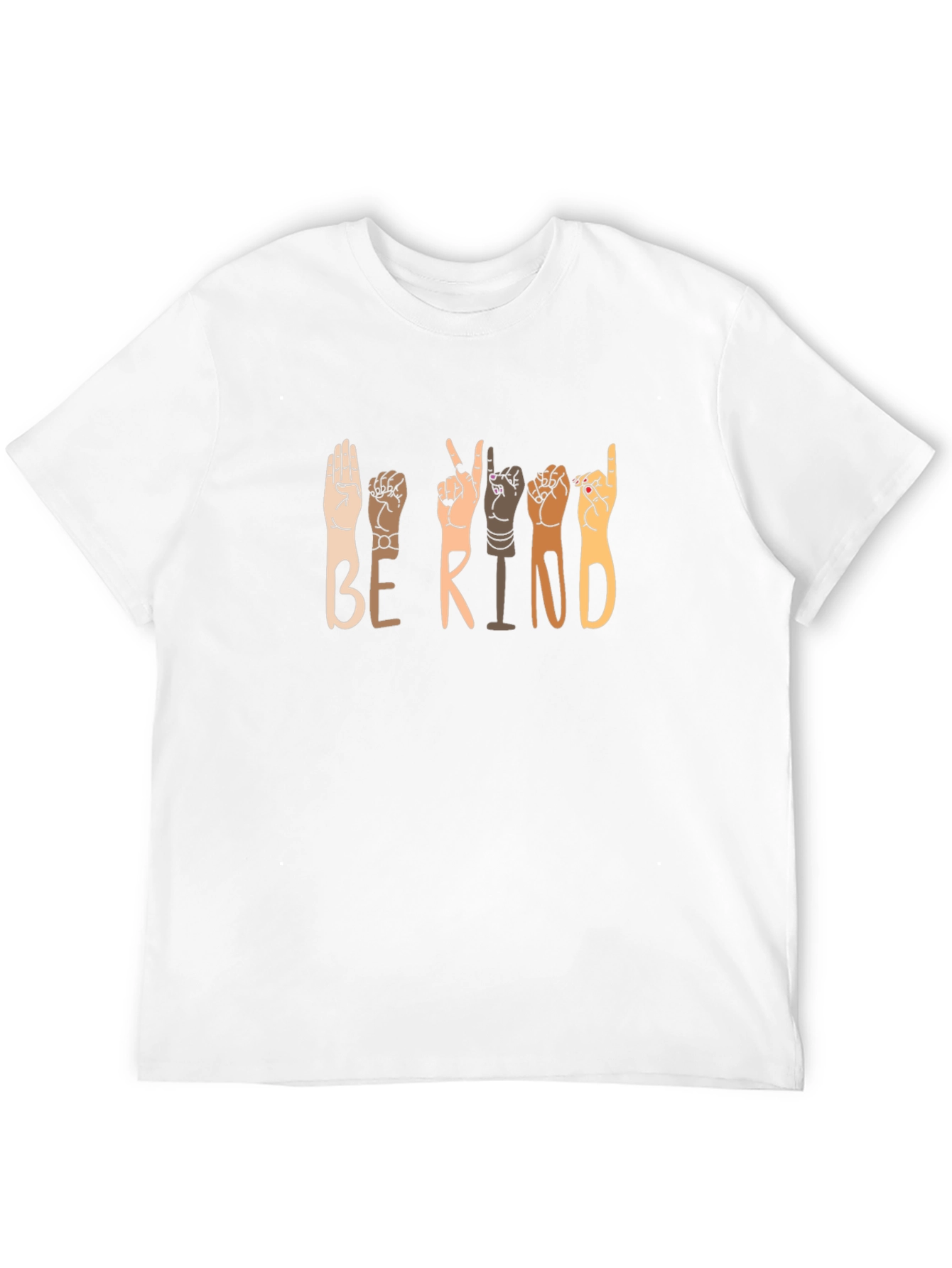 Be Kind Sign Language Graphic T-Shirt
