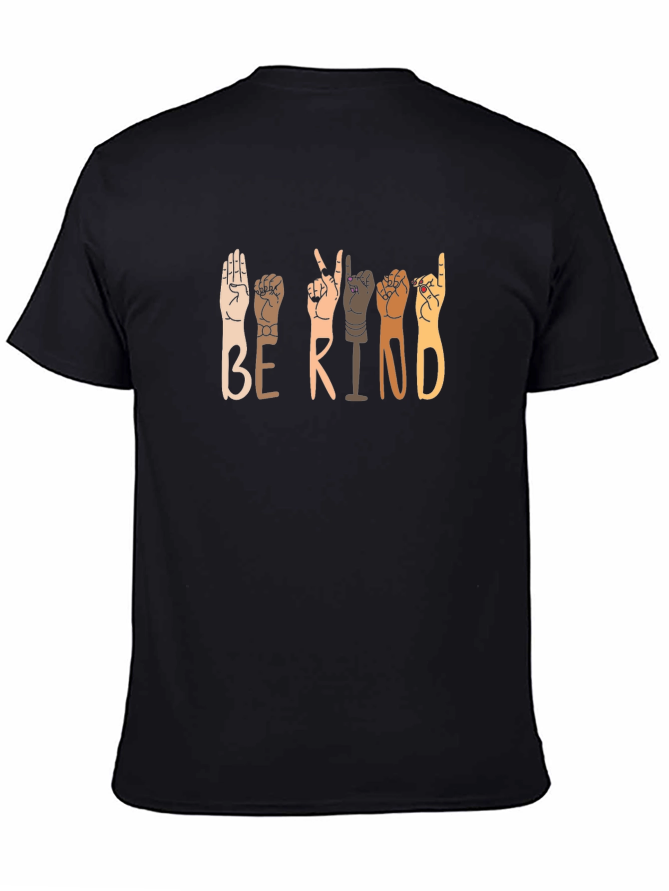 Be Kind Sign Language Graphic T-Shirt