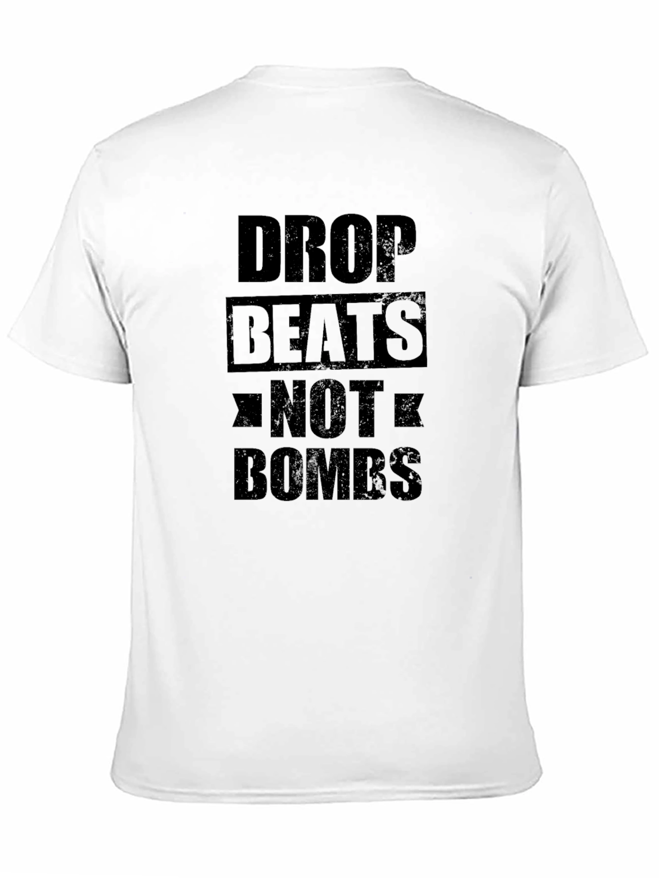 Drop Beats Not Bombs Black T-Shirt