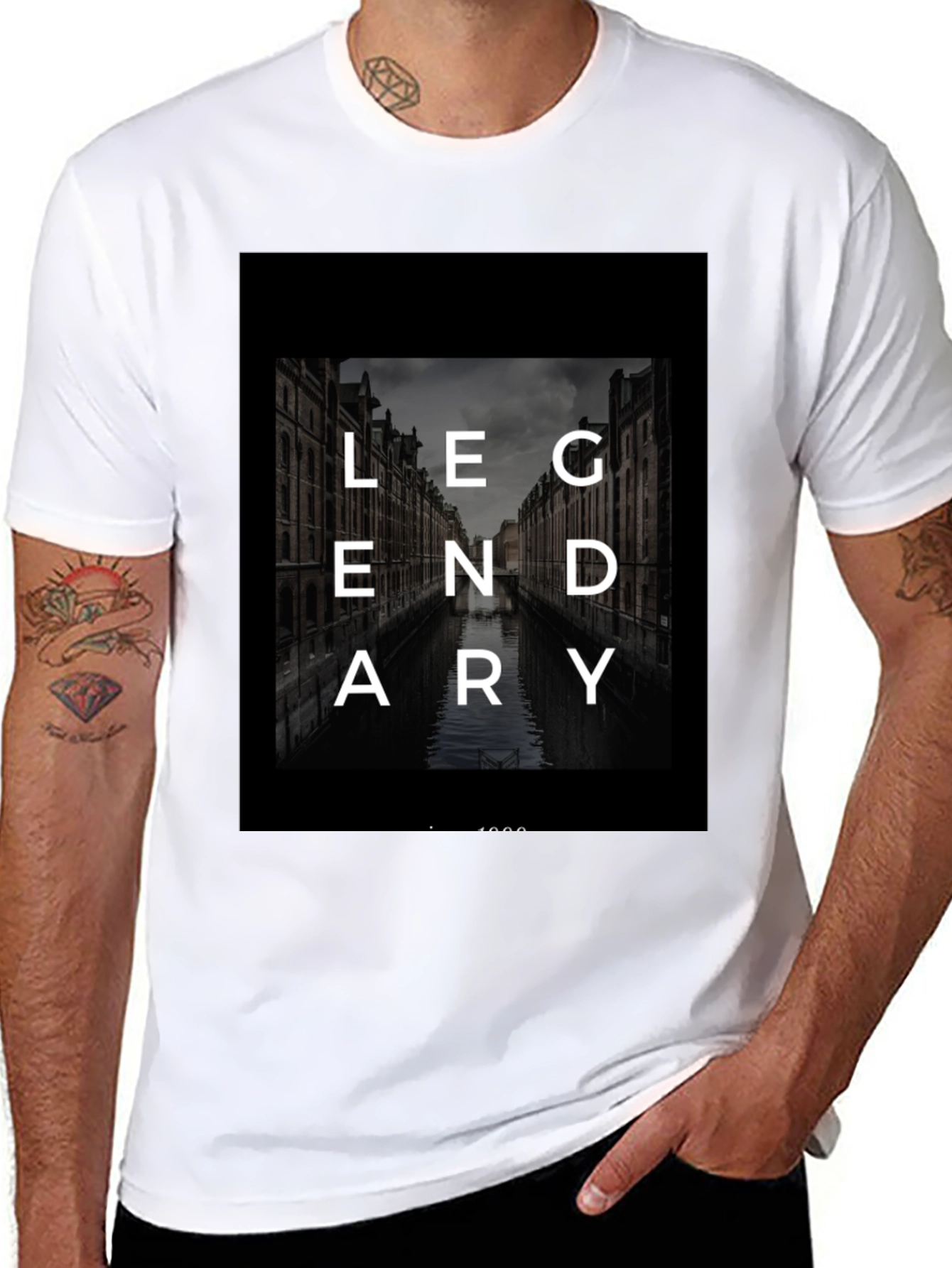 Legendary Black Graphic Tee