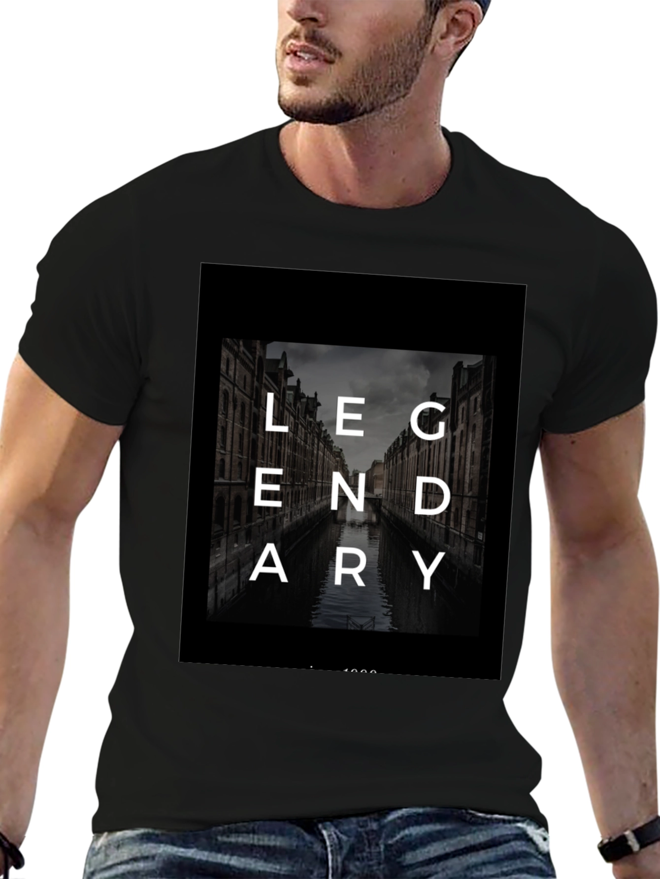 Legendary Black Graphic Tee