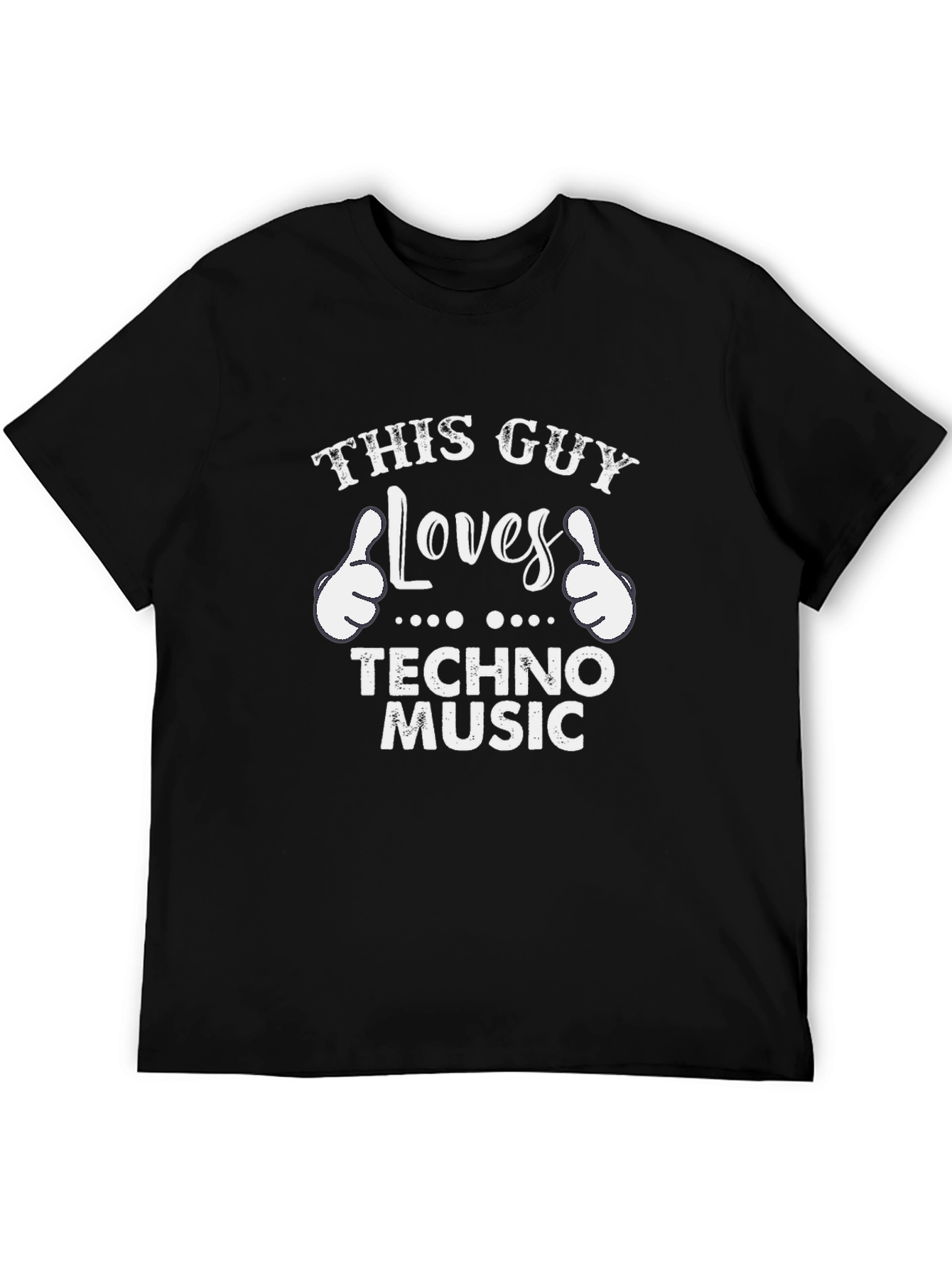 This Guy Loves Techno Music T-Shirt