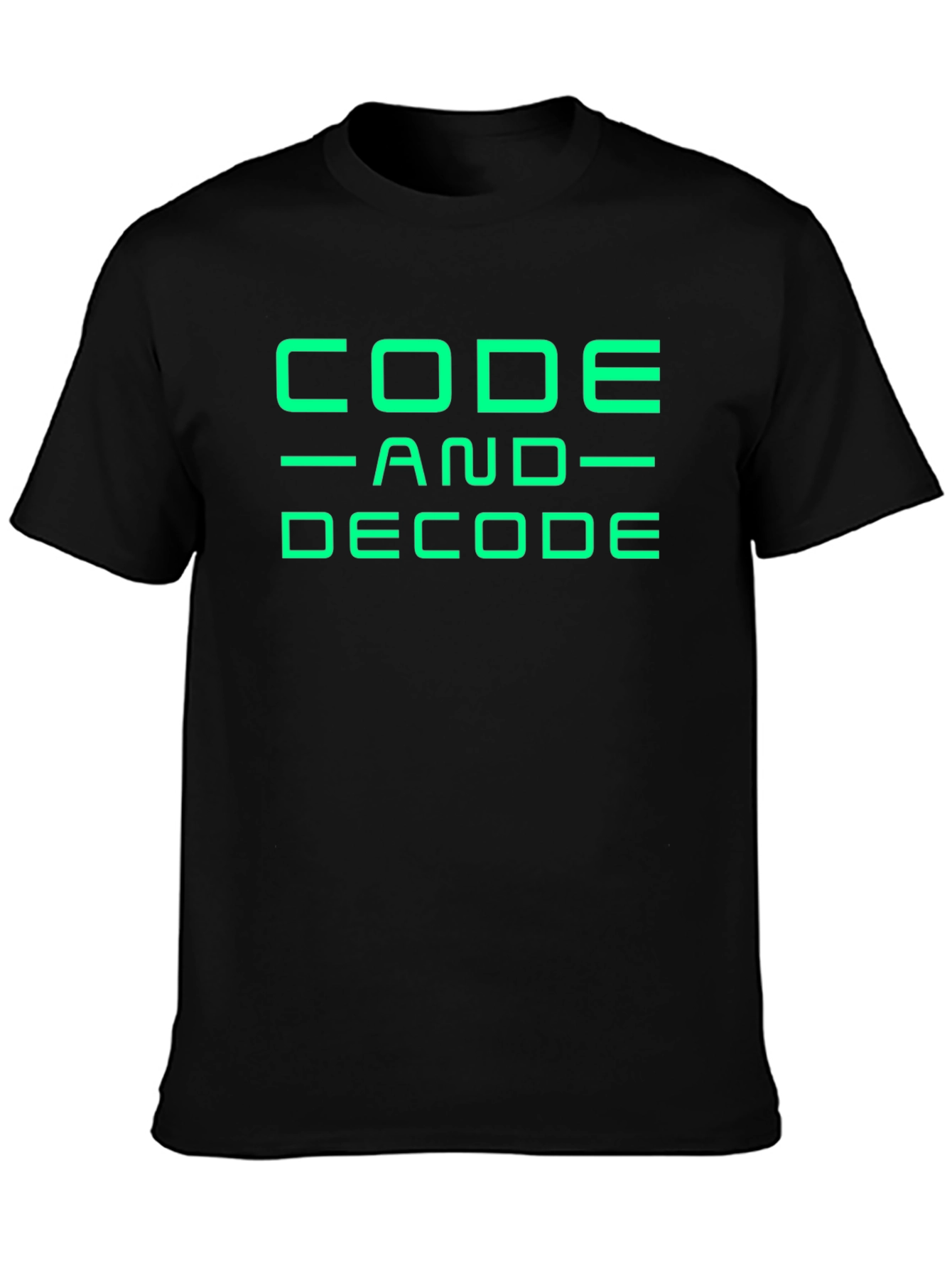 Code and Decode Graphic Tee - Black