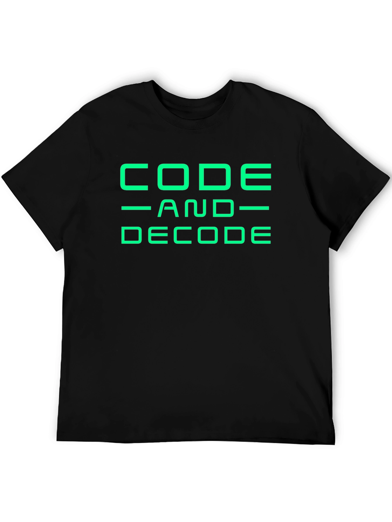 Code and Decode Graphic Tee - Black