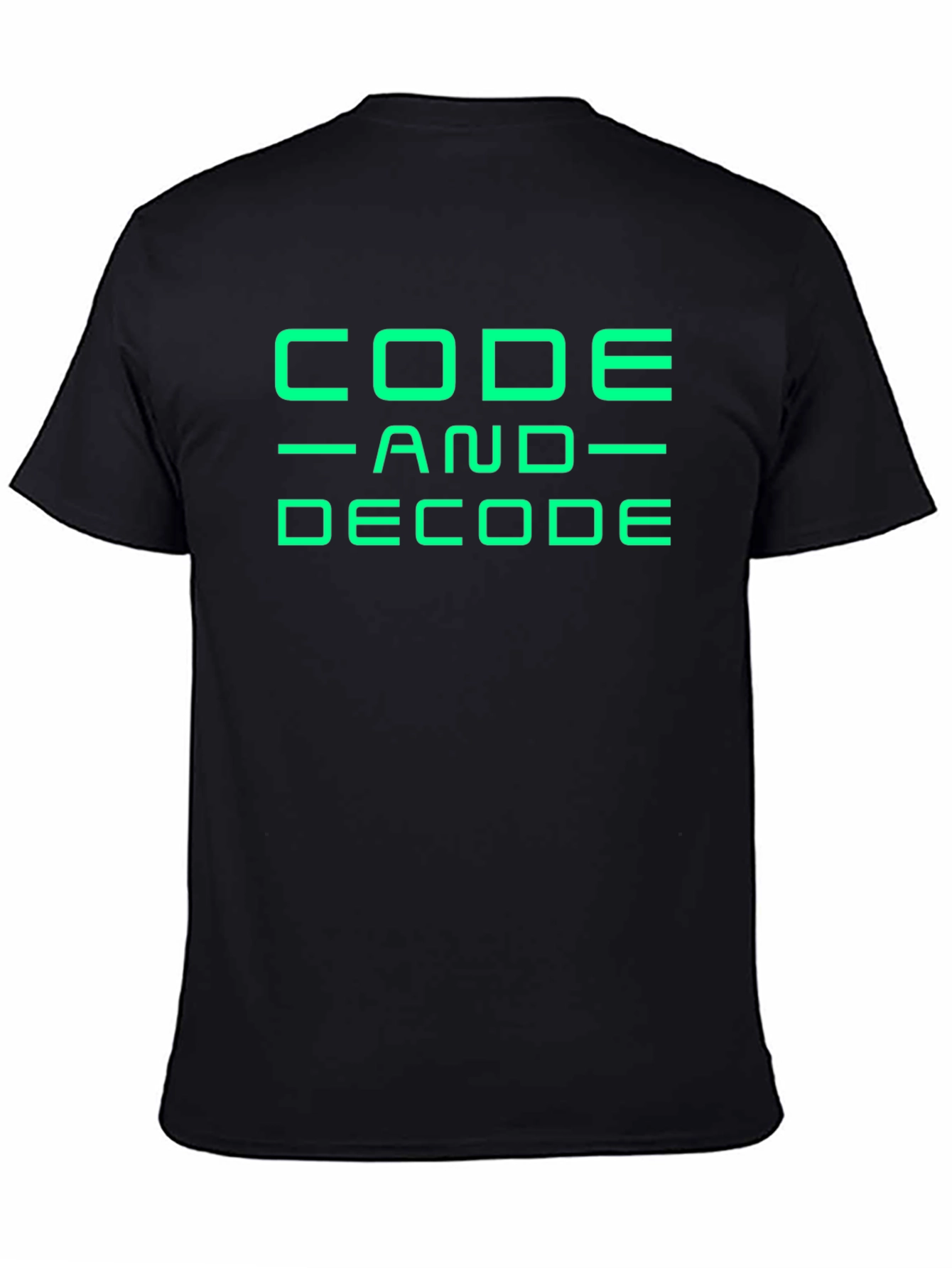 Code and Decode Graphic Tee - Black