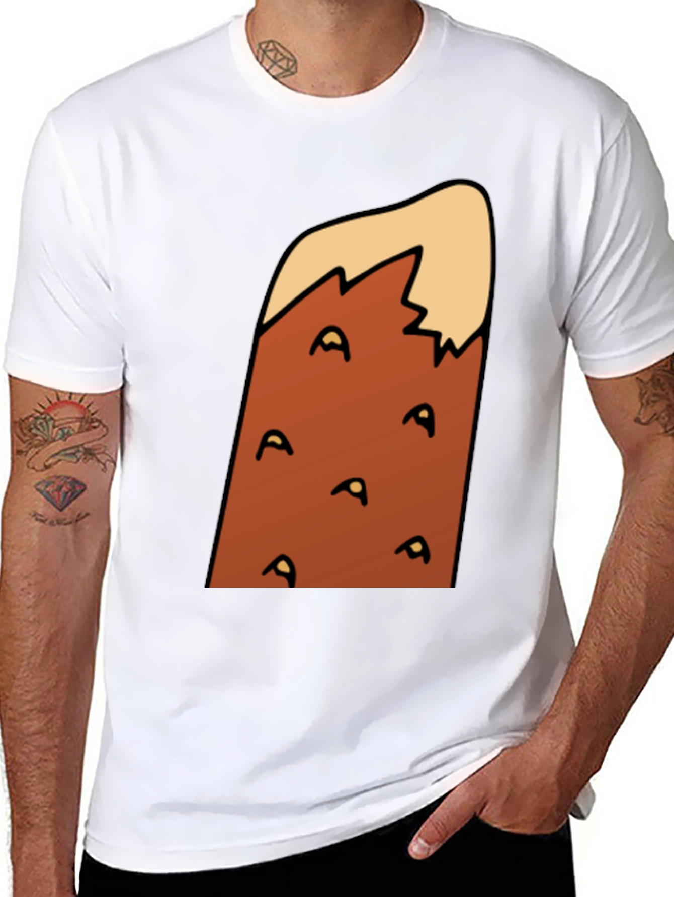Mountain Cookie T-Shirt - Black Cotton Tee